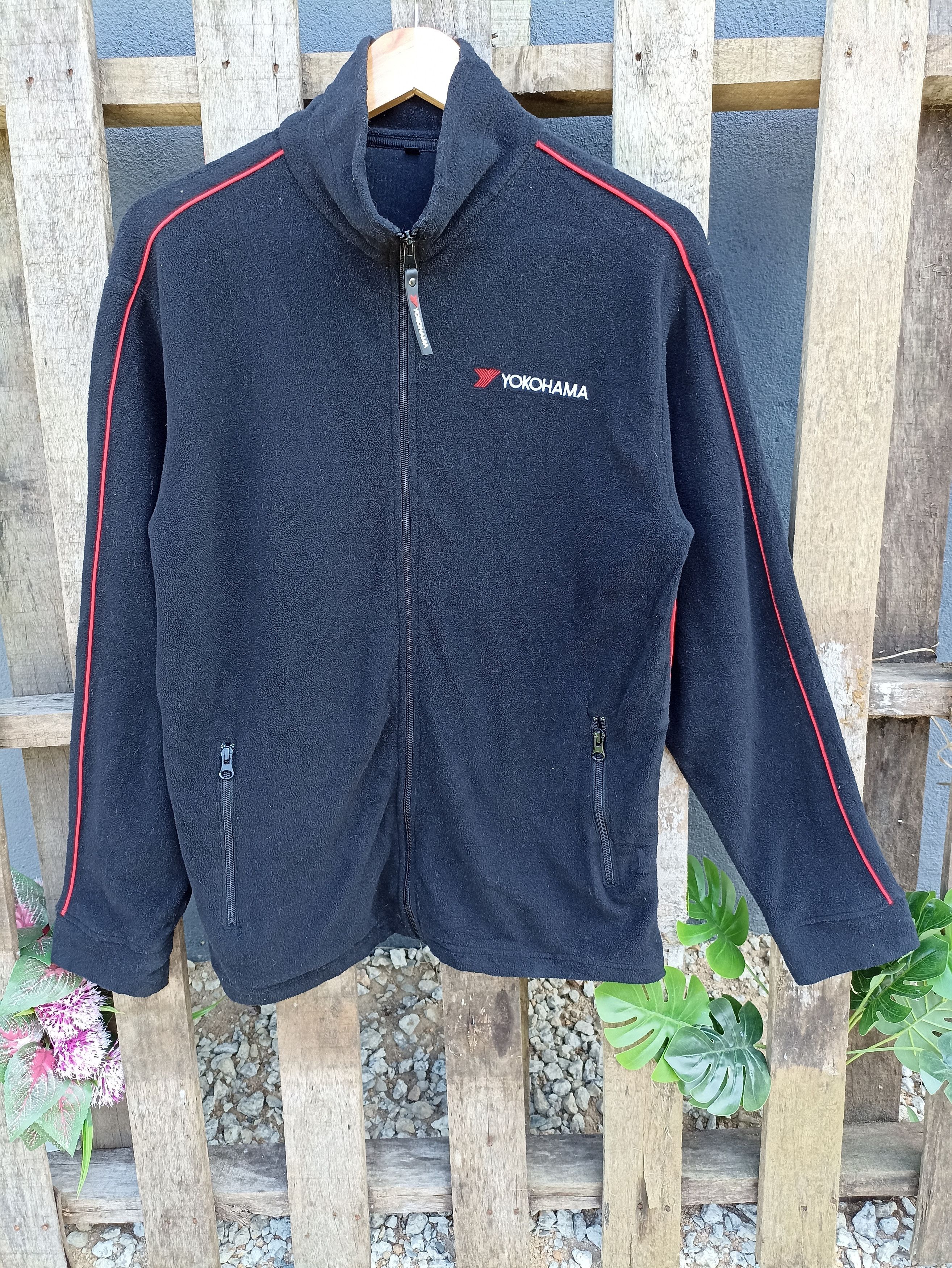 Japanese Brand × Vintage Vintage Yokohama Sweatshirt Zipper Size US M / EU 48-50 / 2 - 1 Thumbnail