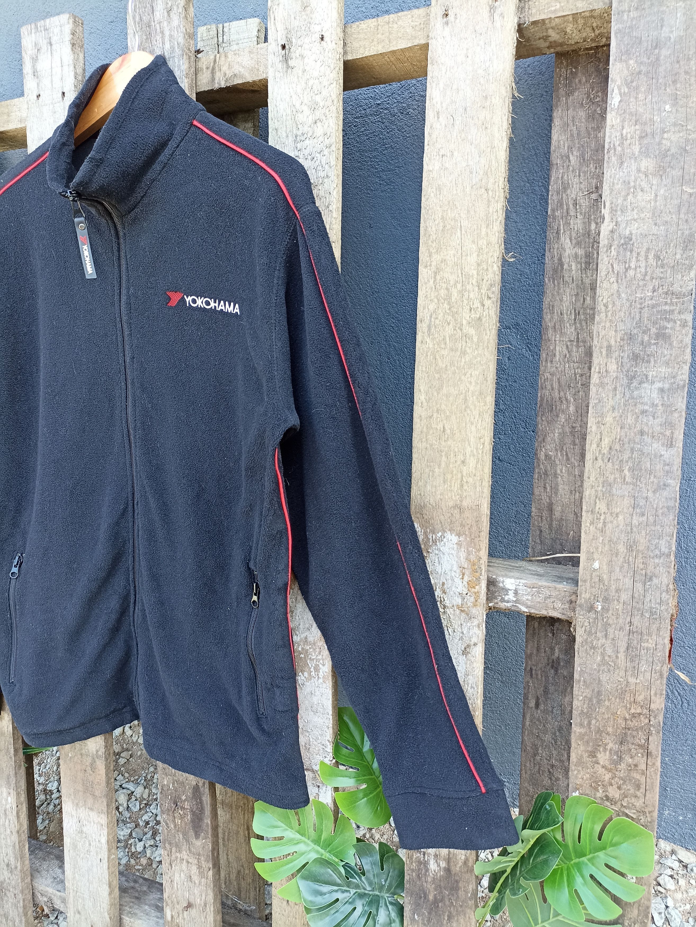 Japanese Brand × Vintage Vintage Yokohama Sweatshirt Zipper Size US M / EU 48-50 / 2 - 2 Thumbnail