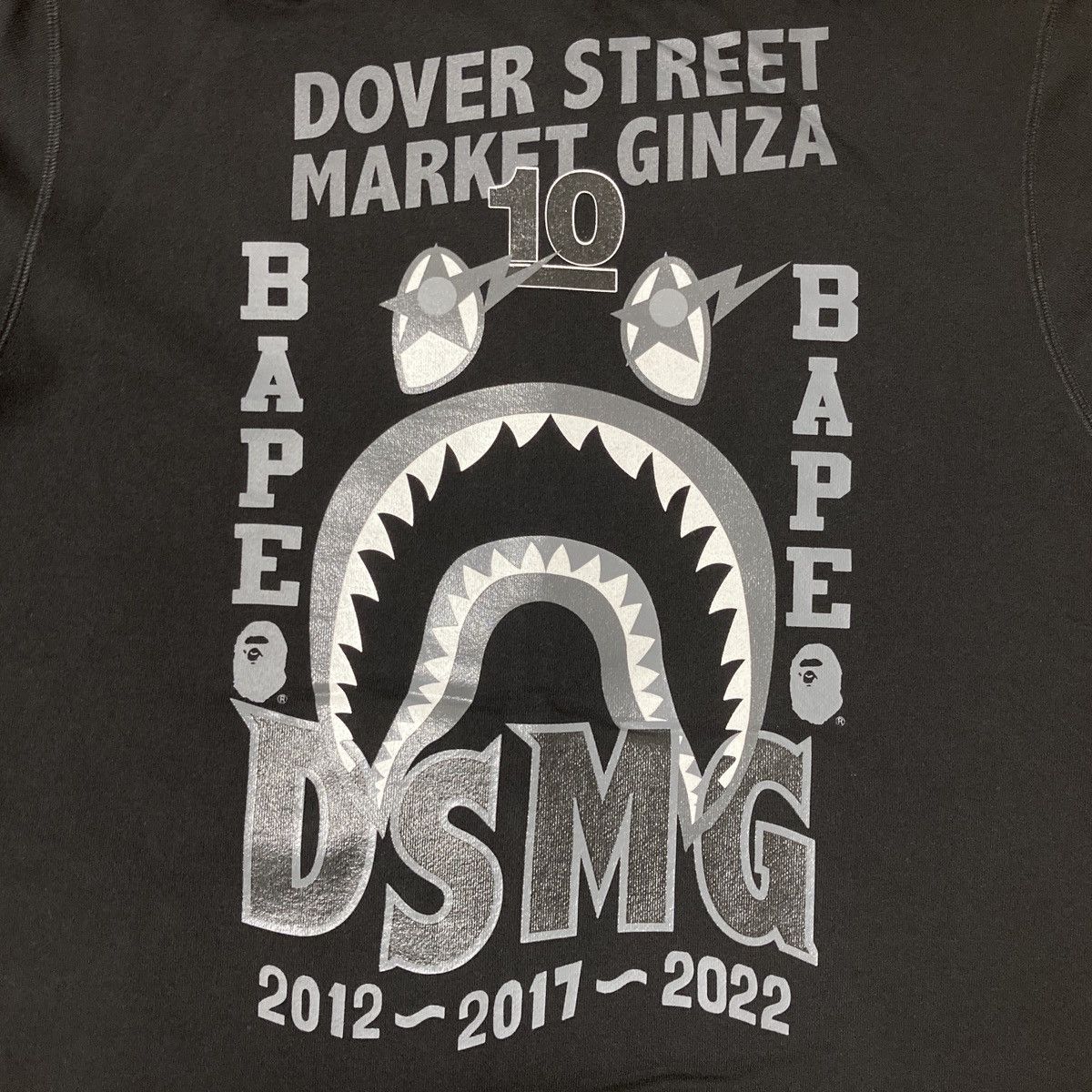 Bape 🔥10 limited🔥 DSMG Japan Black shark full zip hoodie ape Size US XL / EU 56 / 4 - 11 Thumbnail