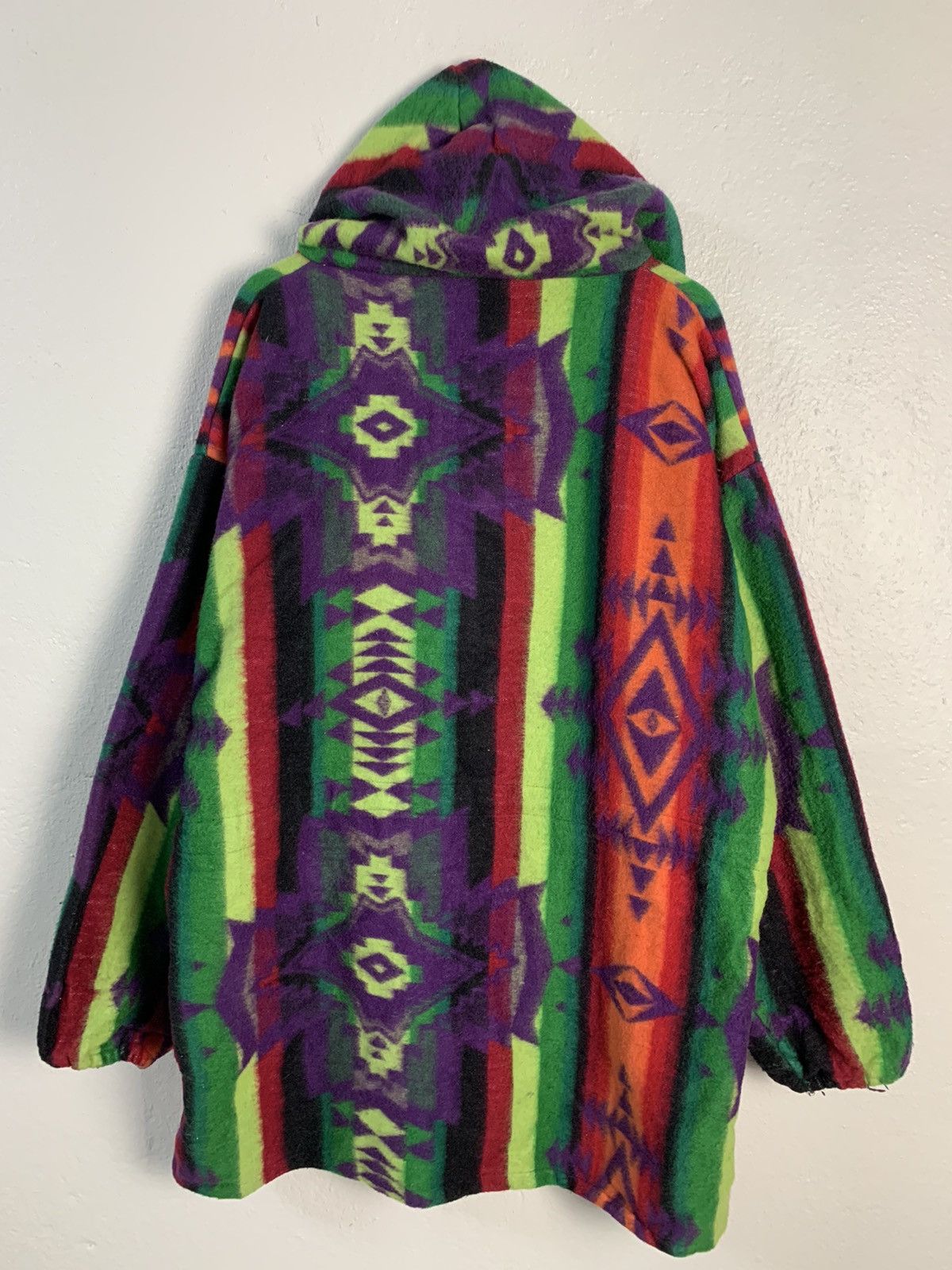Japanese Brand Unbranded Navajo Aztech Multicolor Hooded Jacket Size US XL / EU 56 / 4 - 5 Thumbnail