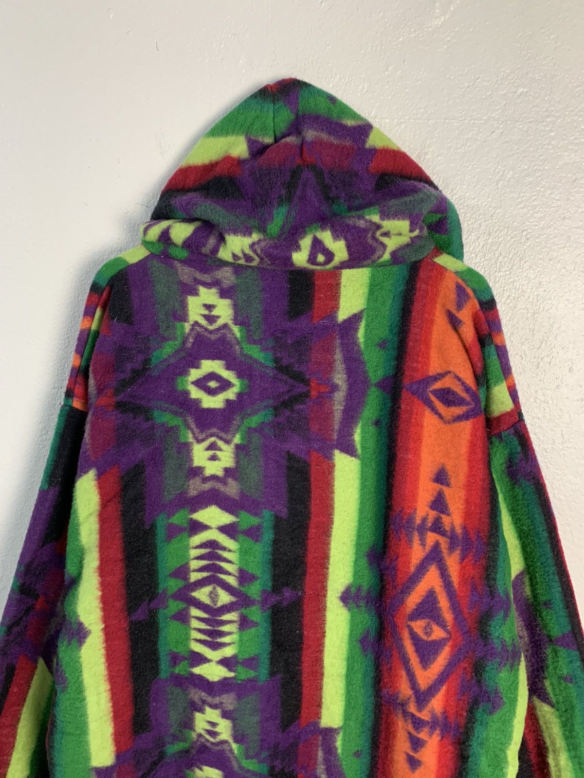 Japanese Brand Unbranded Navajo Aztech Multicolor Hooded Jacket Size US XL / EU 56 / 4 - 8 Thumbnail