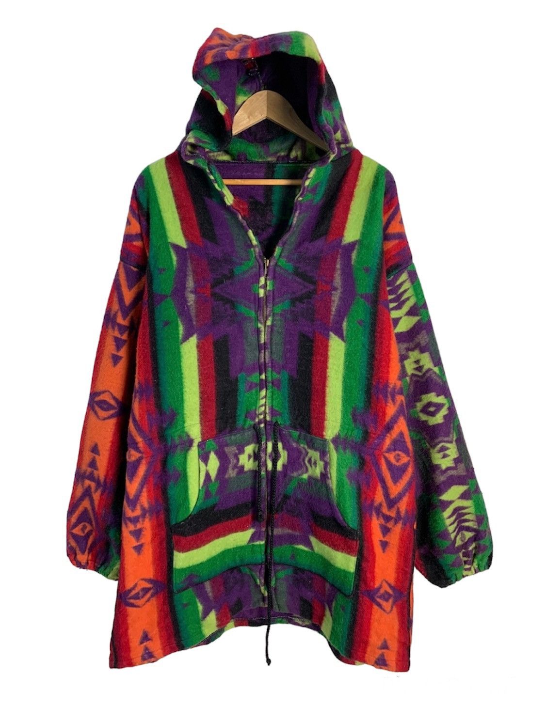 Japanese Brand Unbranded Navajo Aztech Multicolor Hooded Jacket Size US XL / EU 56 / 4 - 1 Thumbnail