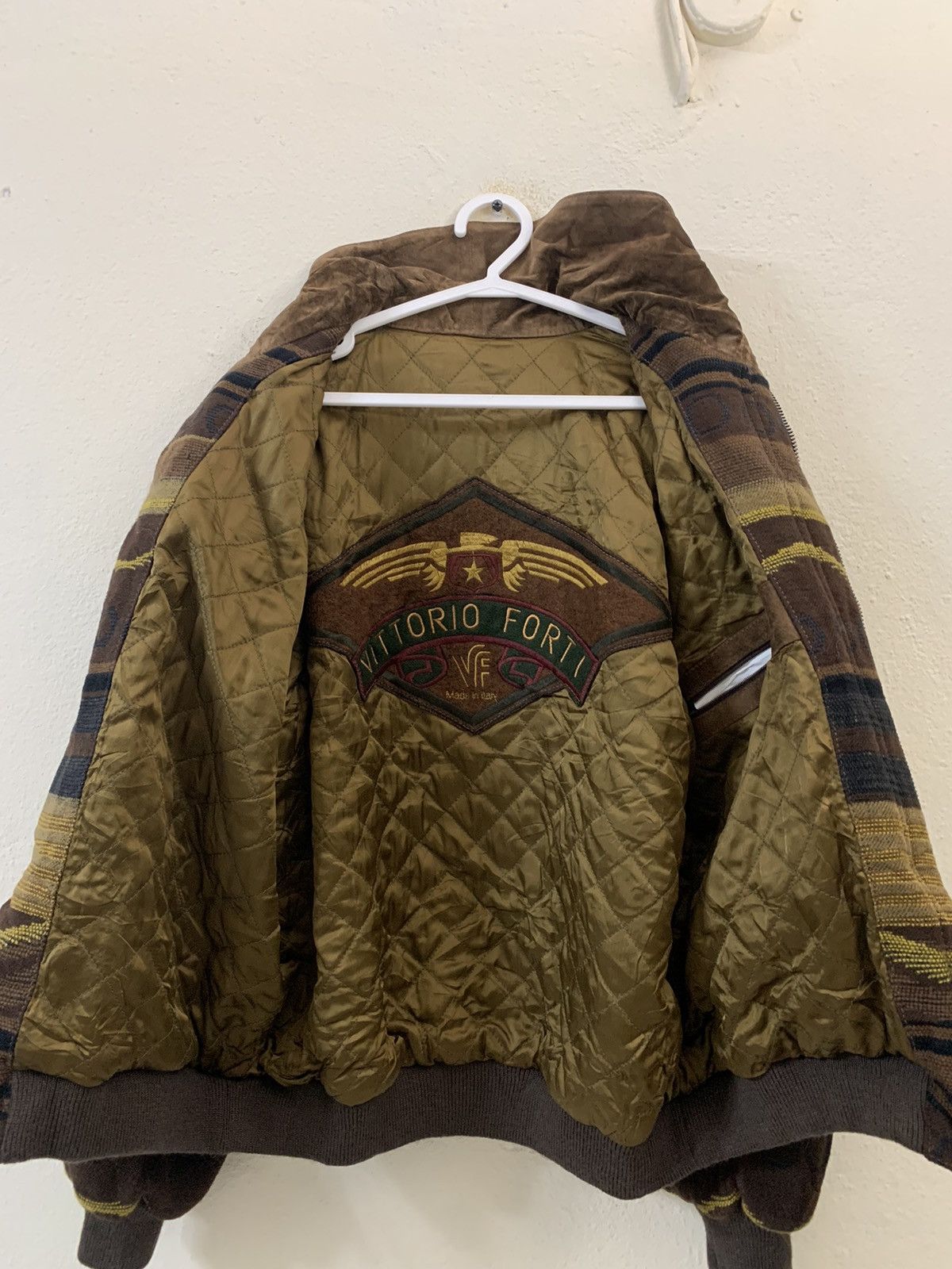 Other Vittorio Forti Half Leather Jacket Size US L / EU 52-54 / 3 - 5 Thumbnail