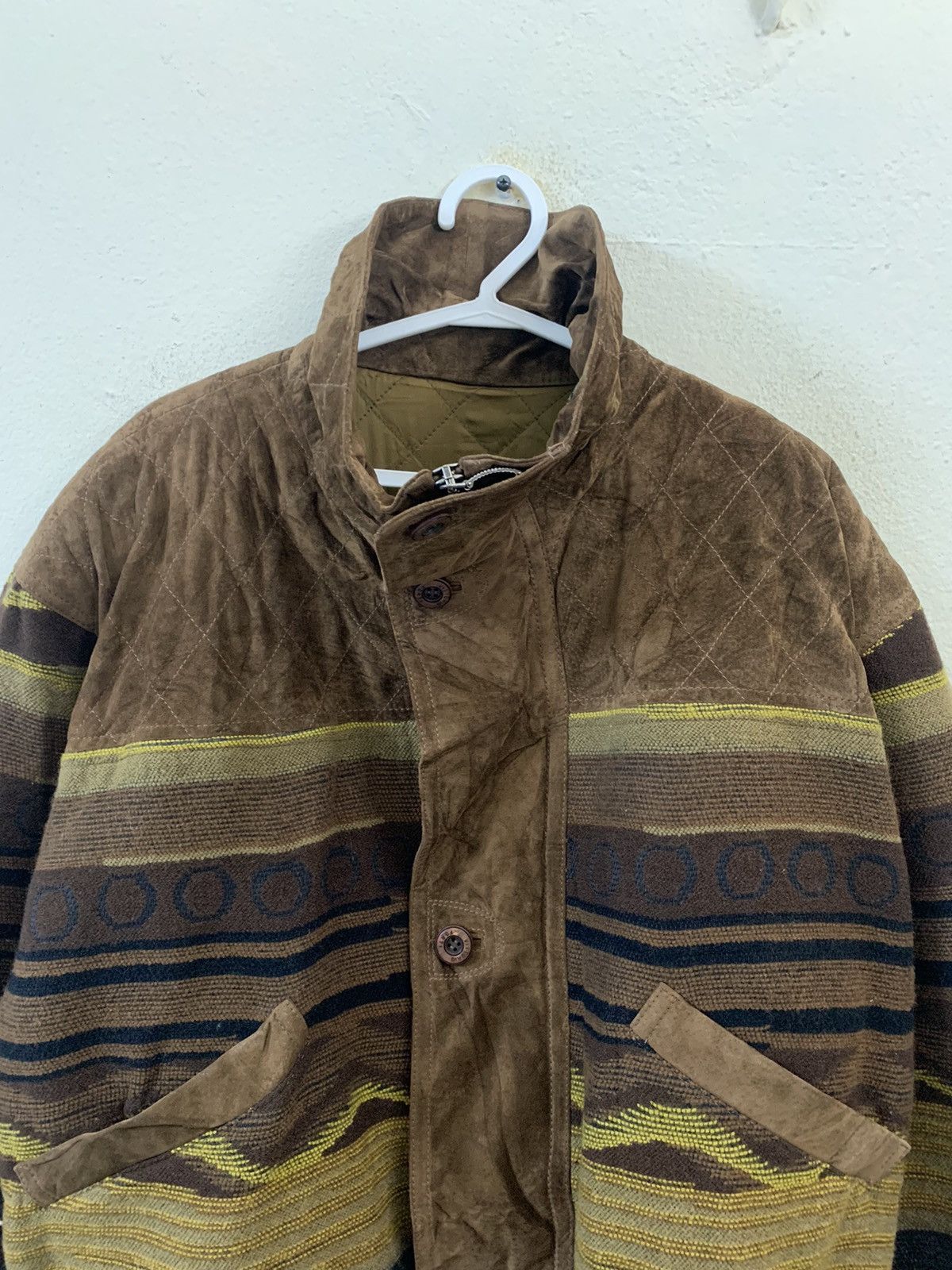 Other Vittorio Forti Half Leather Jacket Size US L / EU 52-54 / 3 - 4 Thumbnail