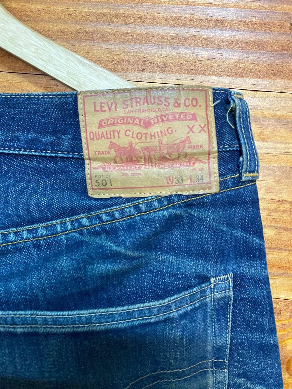 Levi's LEVI’S BIG E LOT 501 XX SELVEDGE DENIM Size US 33 - 7 Thumbnail