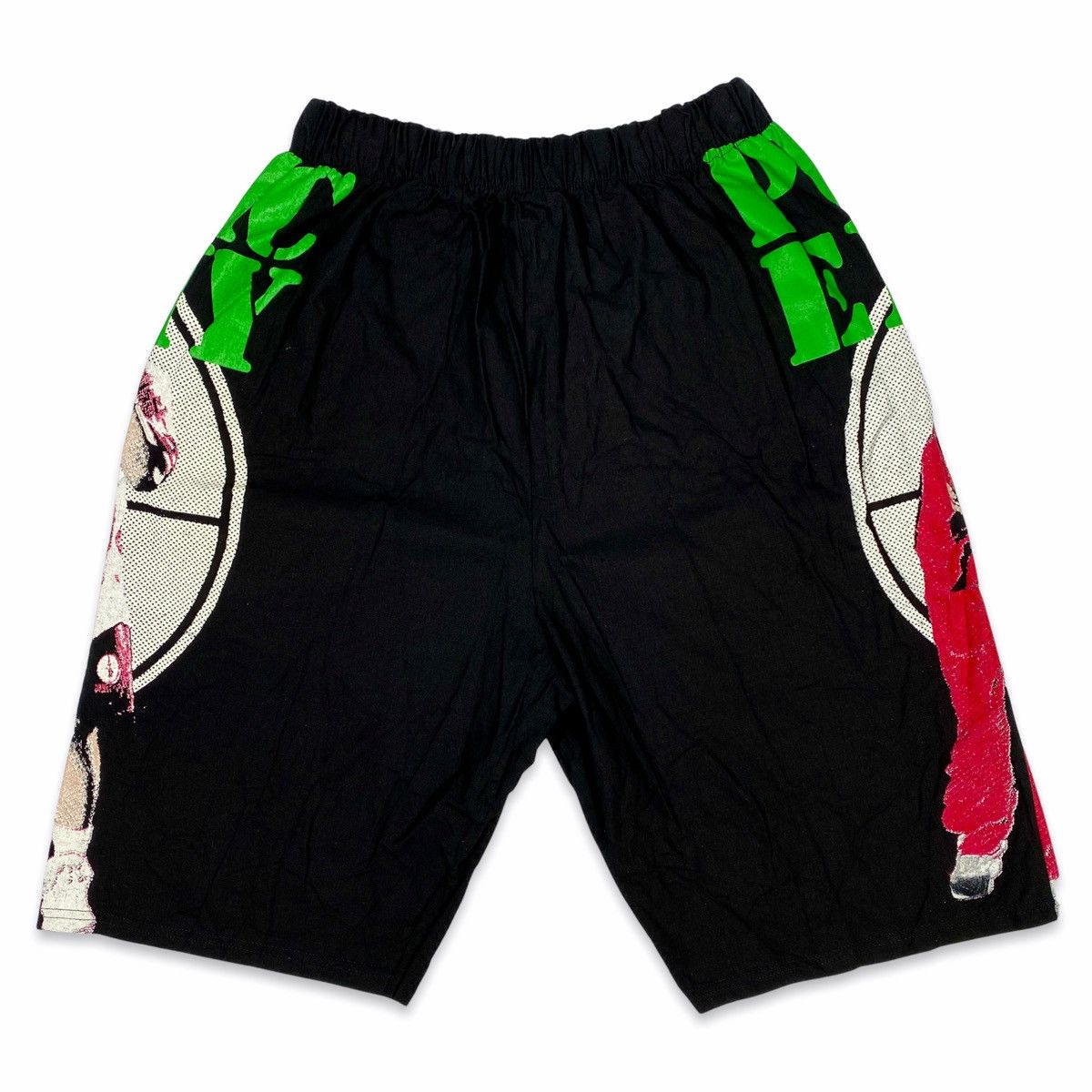 Public Enemy Vintage Early 90s Public Enemy Turbogadget Promo Shorts Size US 31 - 2 Thumbnail