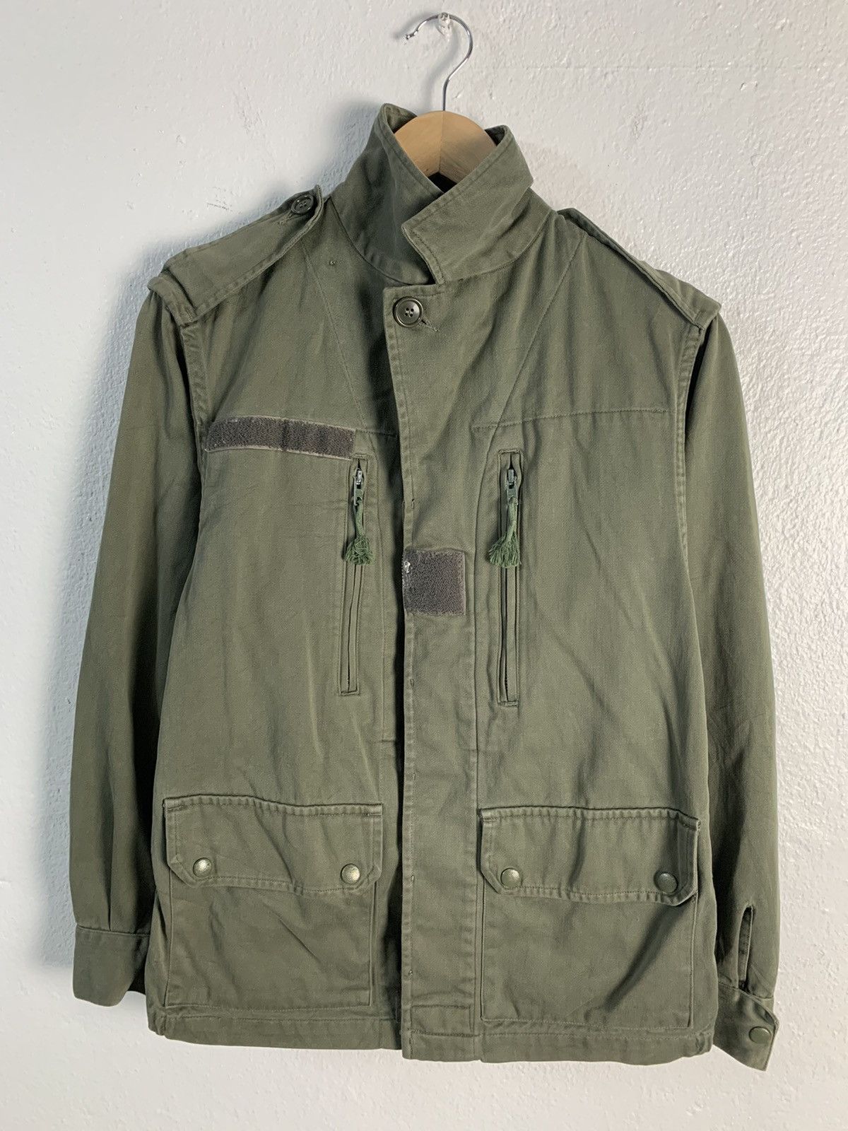 Vintage Vintage 1984 Sapivog Uxegney France Military Jacket Size US S / EU 44-46 / 1 - 1 Thumbnail