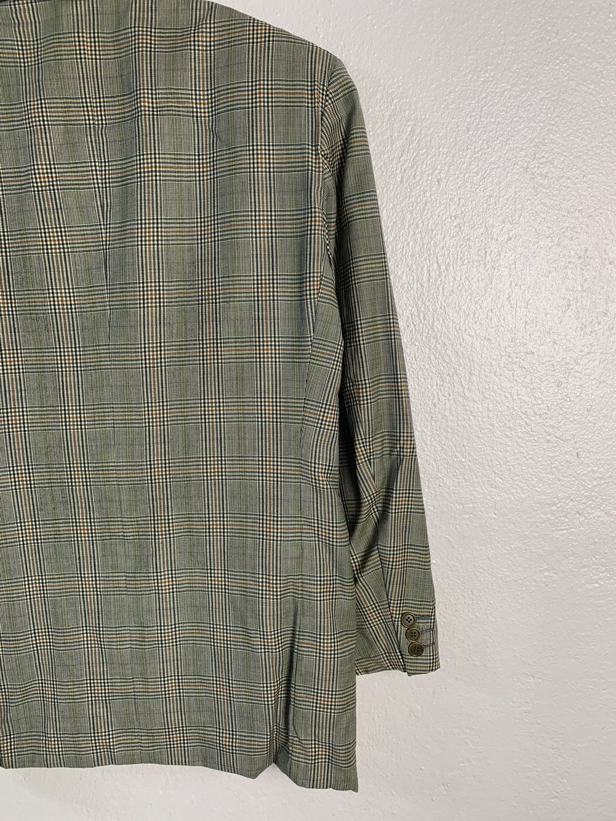 Salvatore Ferragamo Salvatore Ferragamo Checkered Blazer Jacket Size 46R - 11 Thumbnail