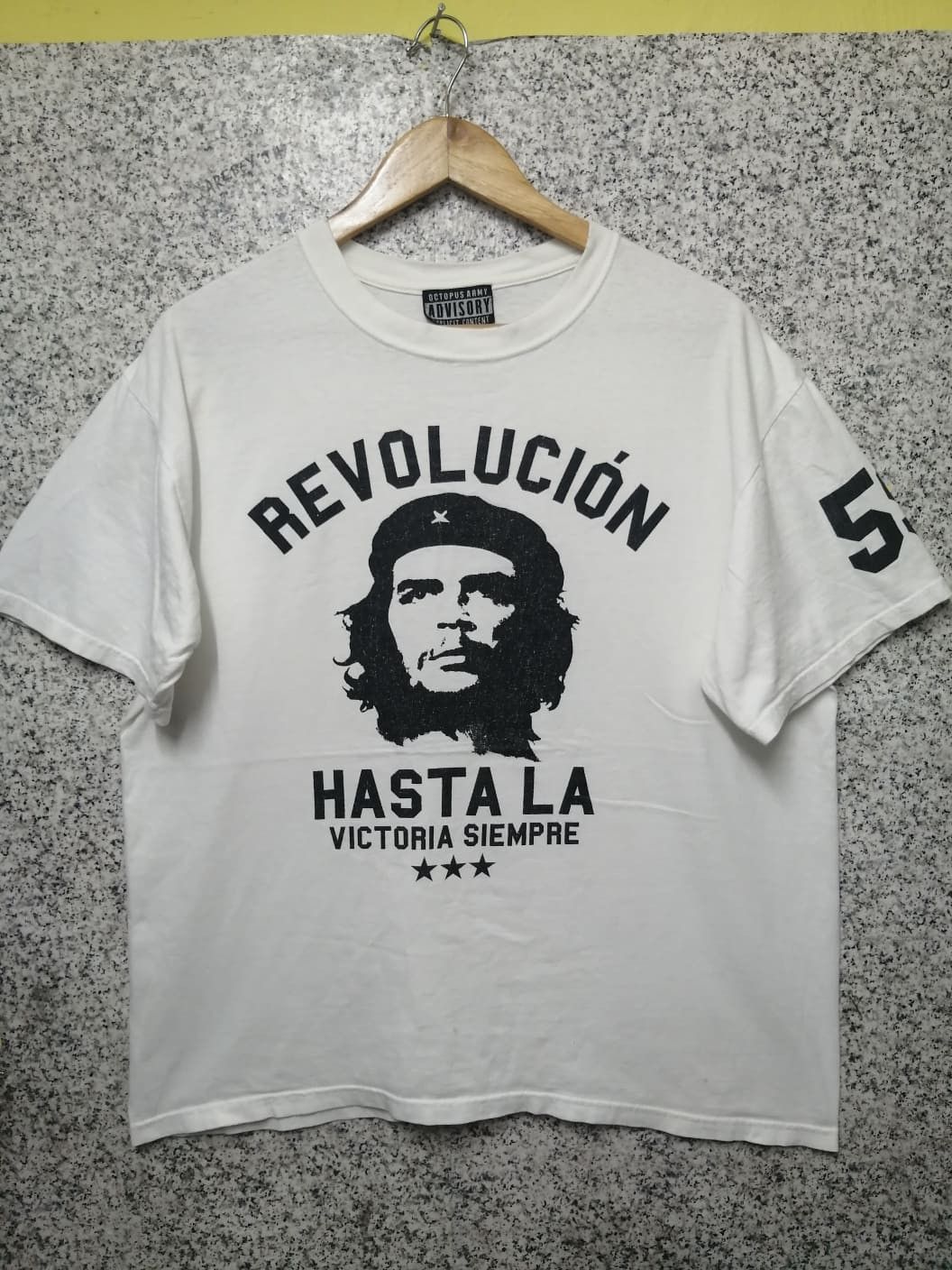 Band Tees Thrashed Sun Faded Che guavera Shirt Distressed Grunge Band Size US L / EU 52-54 / 3 - 1 Thumbnail