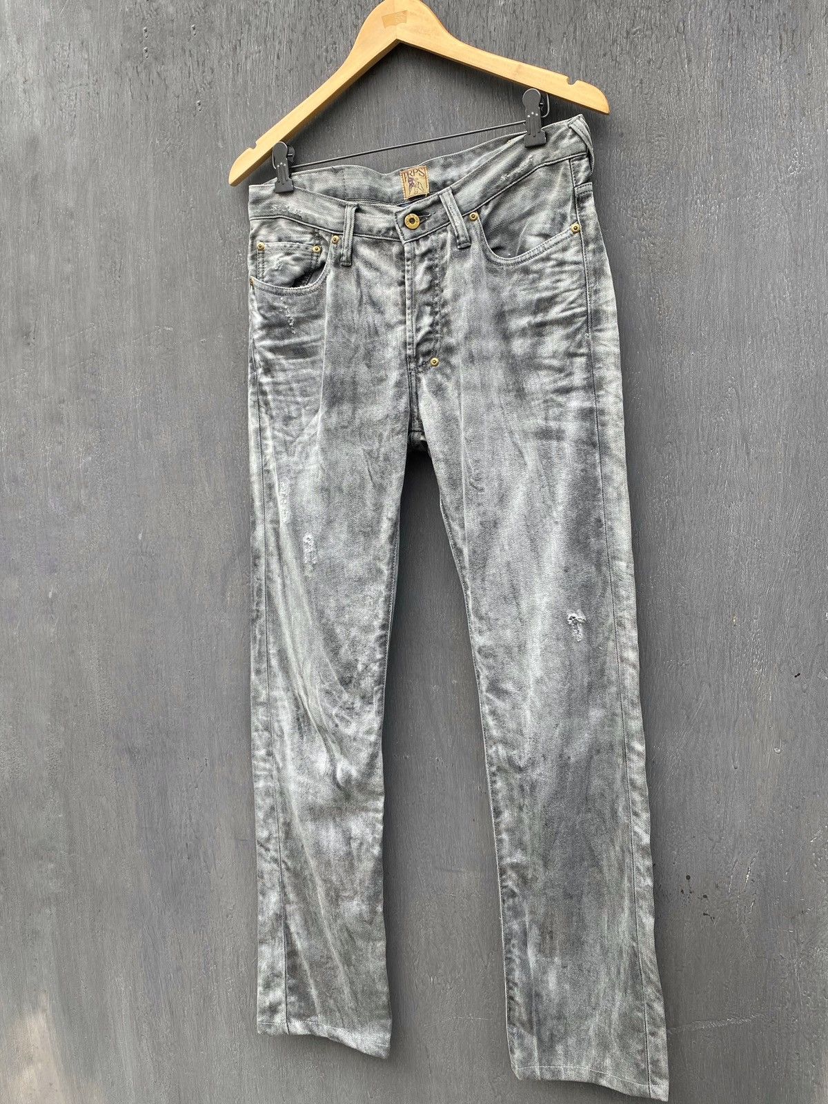 Japanese Brand PRPS Distressed gray faded jeans size 32 japanese style Size US 32 / EU 48 - 4 Thumbnail
