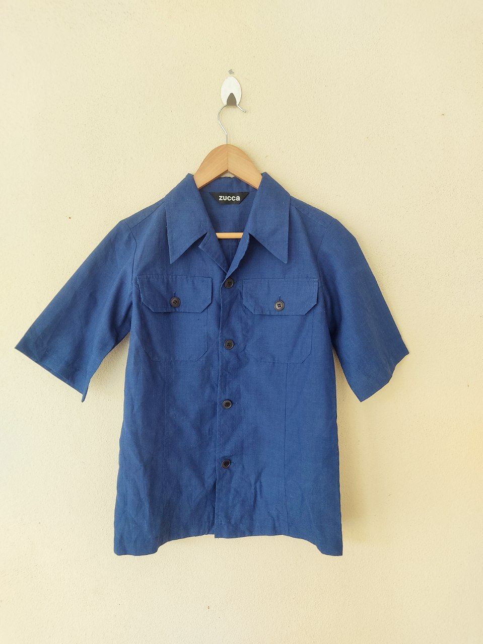 Vintage Cabane De Zucca Blue Shirt | Grailed