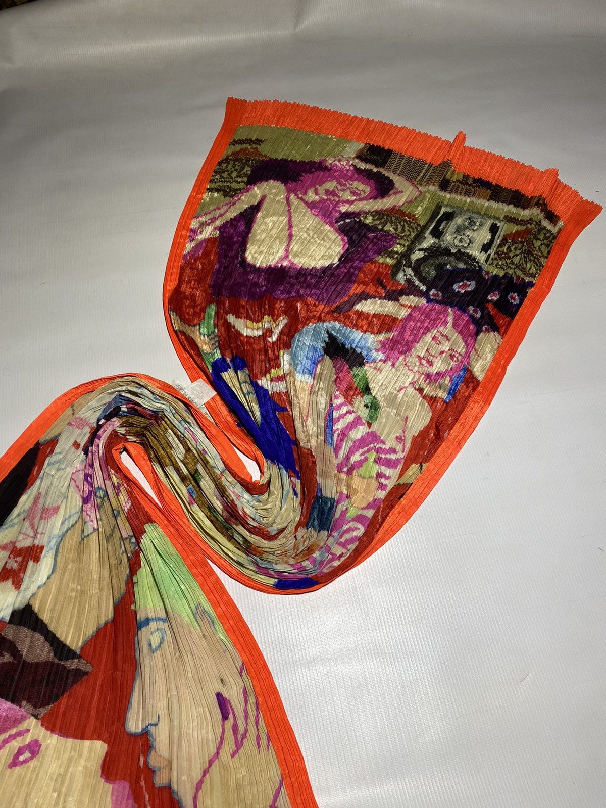 Issey Miyake × Vintage Pleats Please Issey Miyake scarf Rare Vintage Japan Size ONE SIZE - 10 Thumbnail