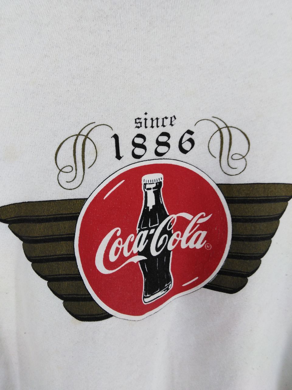 Coca Cola × Fruit Of The Loom × Vintage VINTAGE COCA-COLA SWEATSHIRT Size US L / EU 52-54 / 3 - 4 Thumbnail