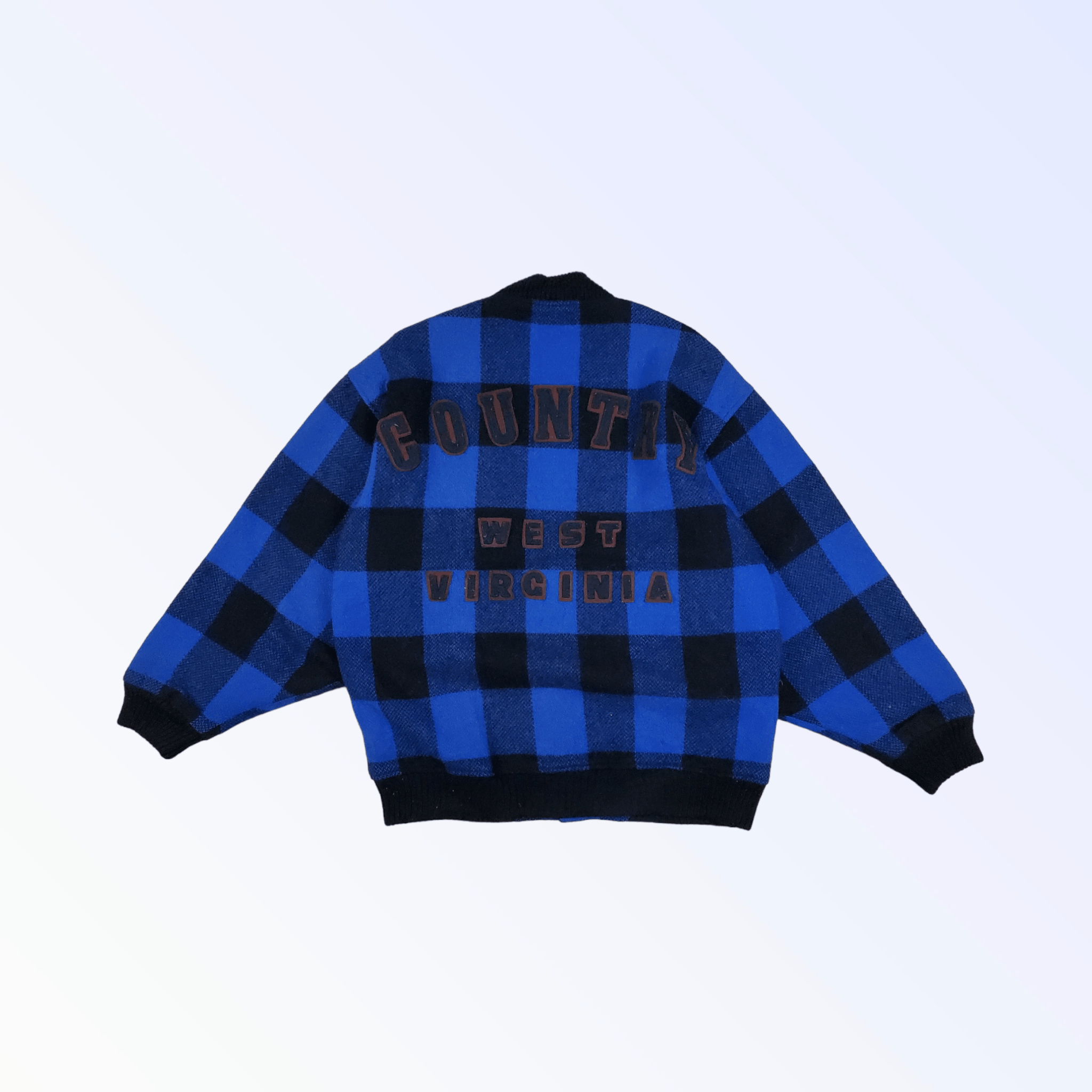 Sugar × Vintage Vintage Sugar Kids Country West Virginia Varsity Jacket Size US M / EU 48-50 / 2 - 1 Thumbnail