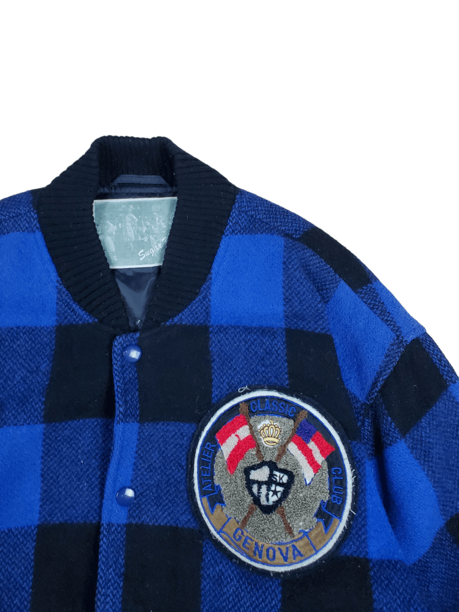 Sugar × Vintage Vintage Sugar Kids Country West Virginia Varsity Jacket Size US M / EU 48-50 / 2 - 5 Thumbnail