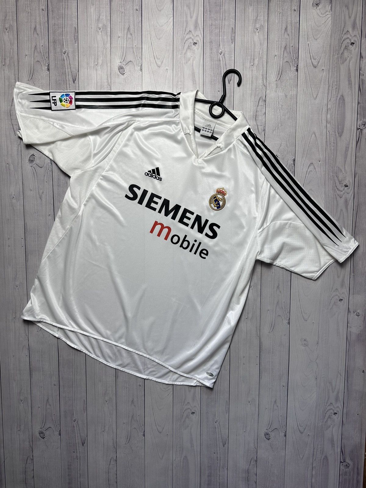 Adidas Vintage Adidas Real Madrid soccer jersey Siemens mobile XL | Grailed