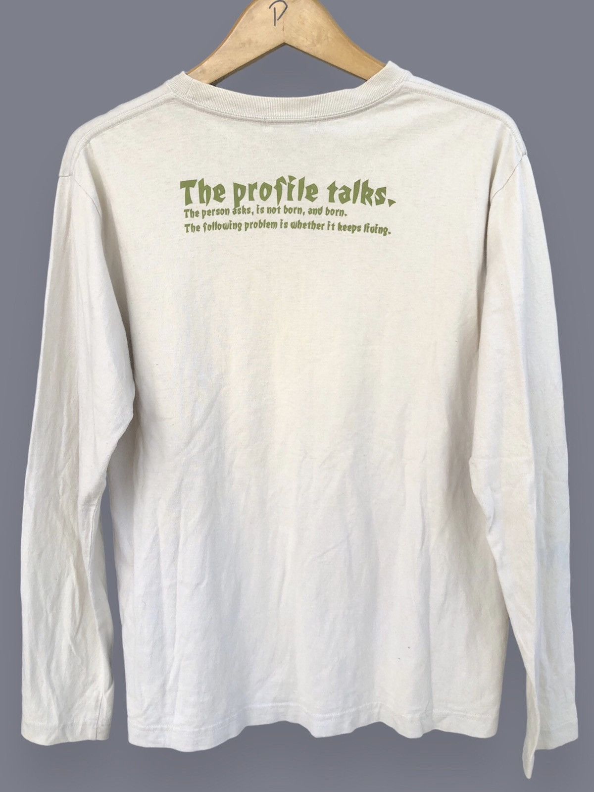 Japanese Brand Semanticdesign "The Profile Talks" Long Sleeve Size US L / EU 52-54 / 3 - 2 Thumbnail