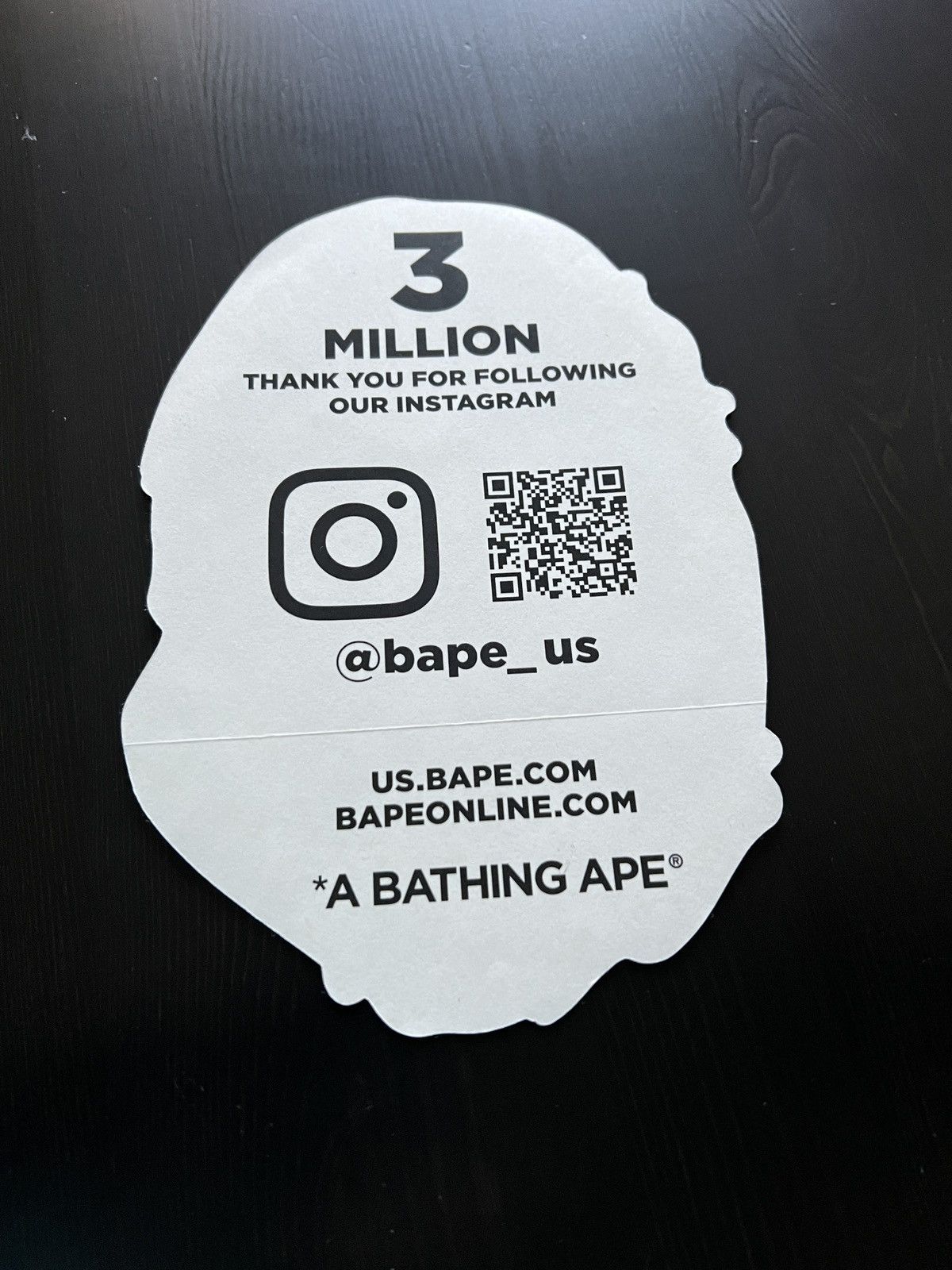 Bape Bape Giant Ape Head Celebration Sticker Size ONE SIZE - 2 Thumbnail