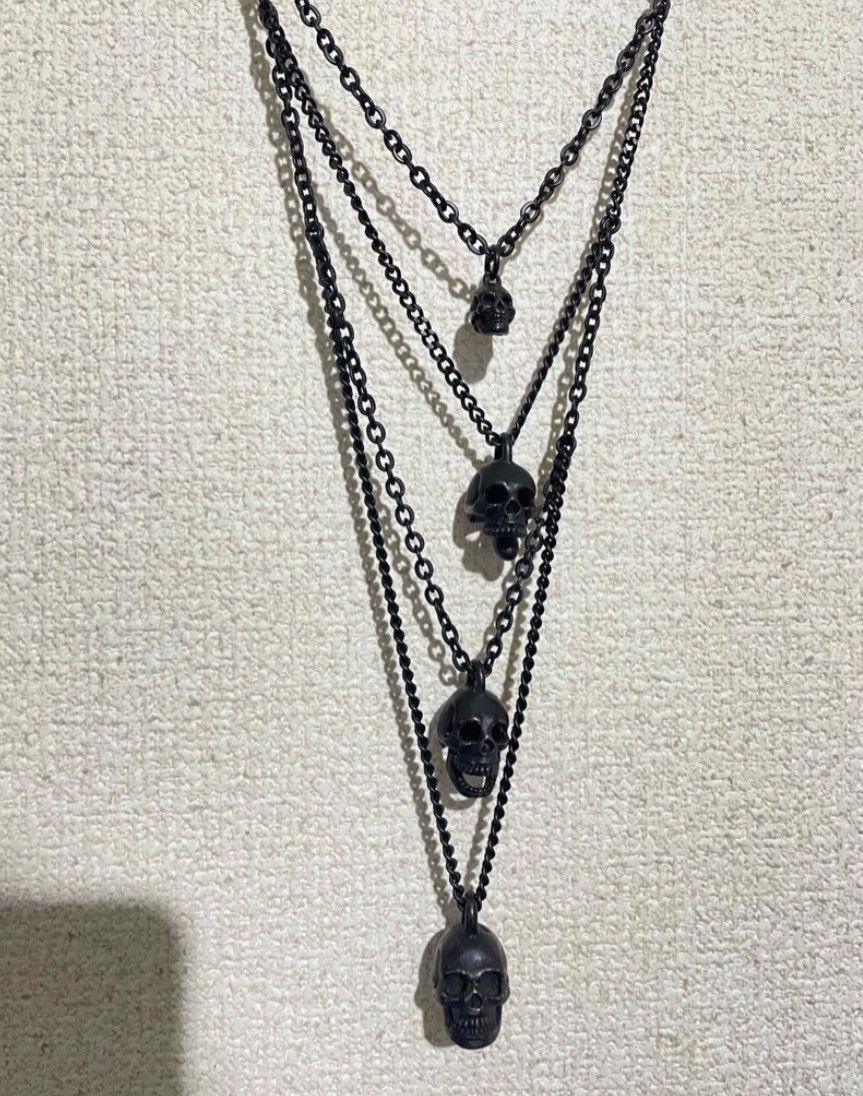 【キムタク着】NUMBER(N)INE Skull Necklace Noir期 キムタク着】NUMBER(N)INE Skull Necklace Noir期