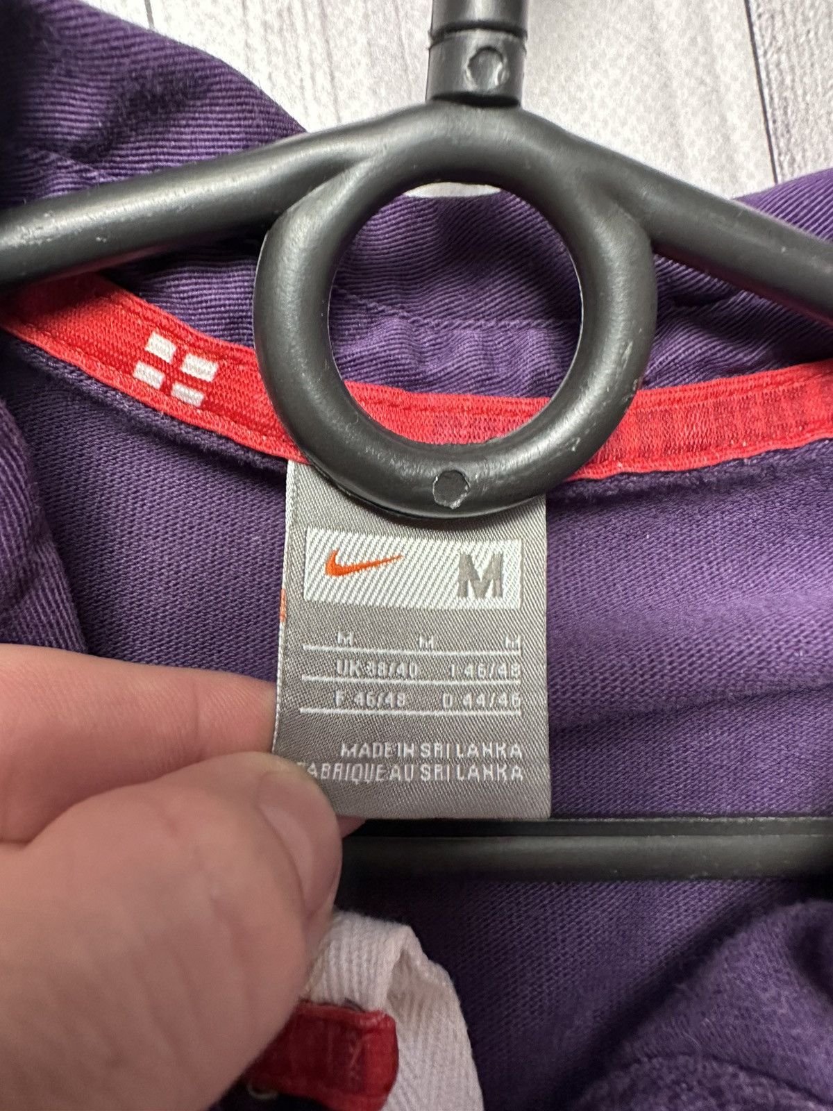 Nike × Vintage Vintage Nike rugby jersey England purple rare size M Size US M / EU 48-50 / 2 - 3 Thumbnail