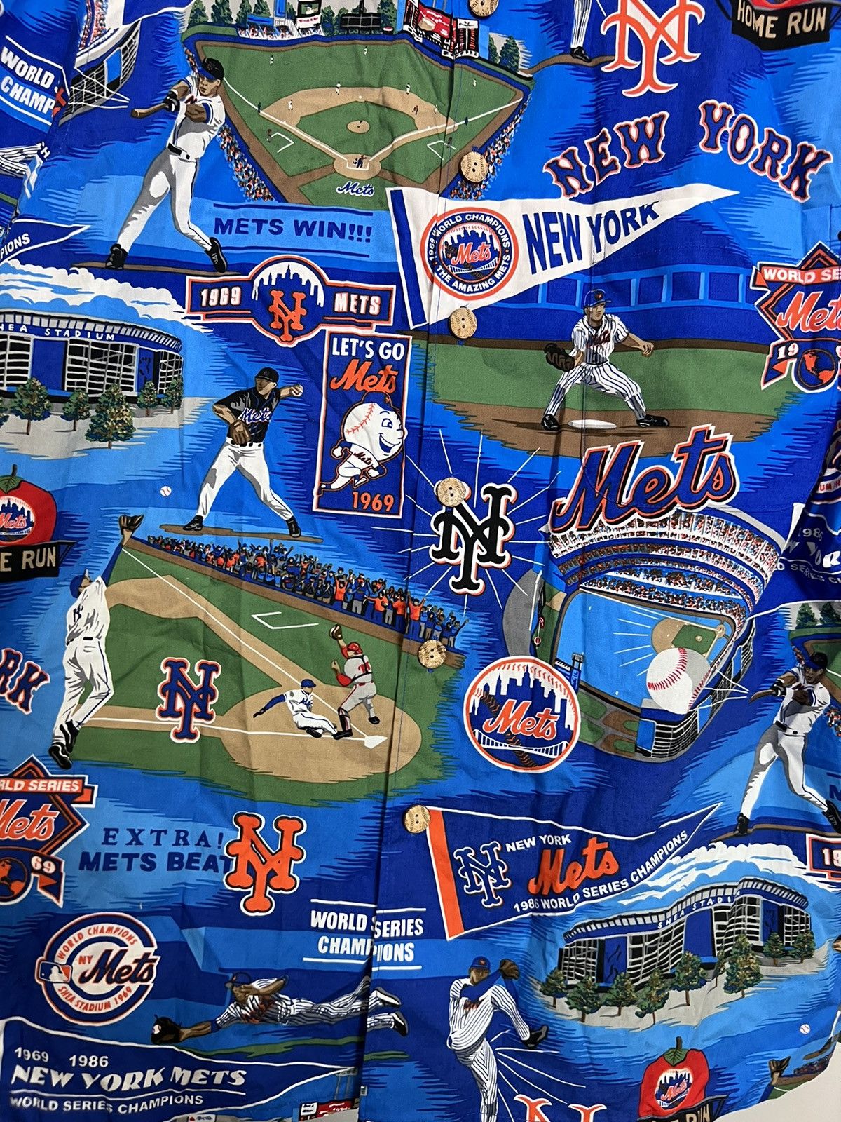 Reyn Spooner Reyn Spooner Hawaiian Yankees Baseball Mets Shirt large Size US L / EU 52-54 / 3 - 7 Thumbnail