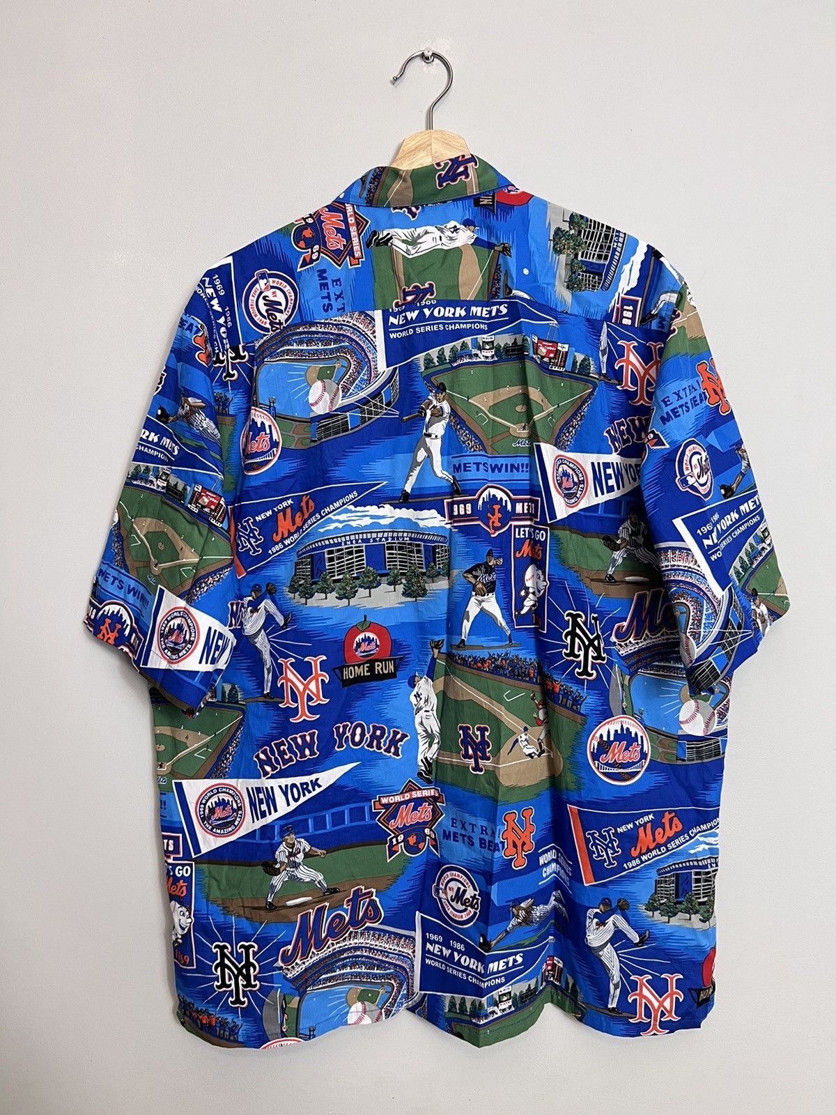 Reyn Spooner Reyn Spooner Hawaiian Yankees Baseball Mets Shirt large Size US L / EU 52-54 / 3 - 2 Thumbnail