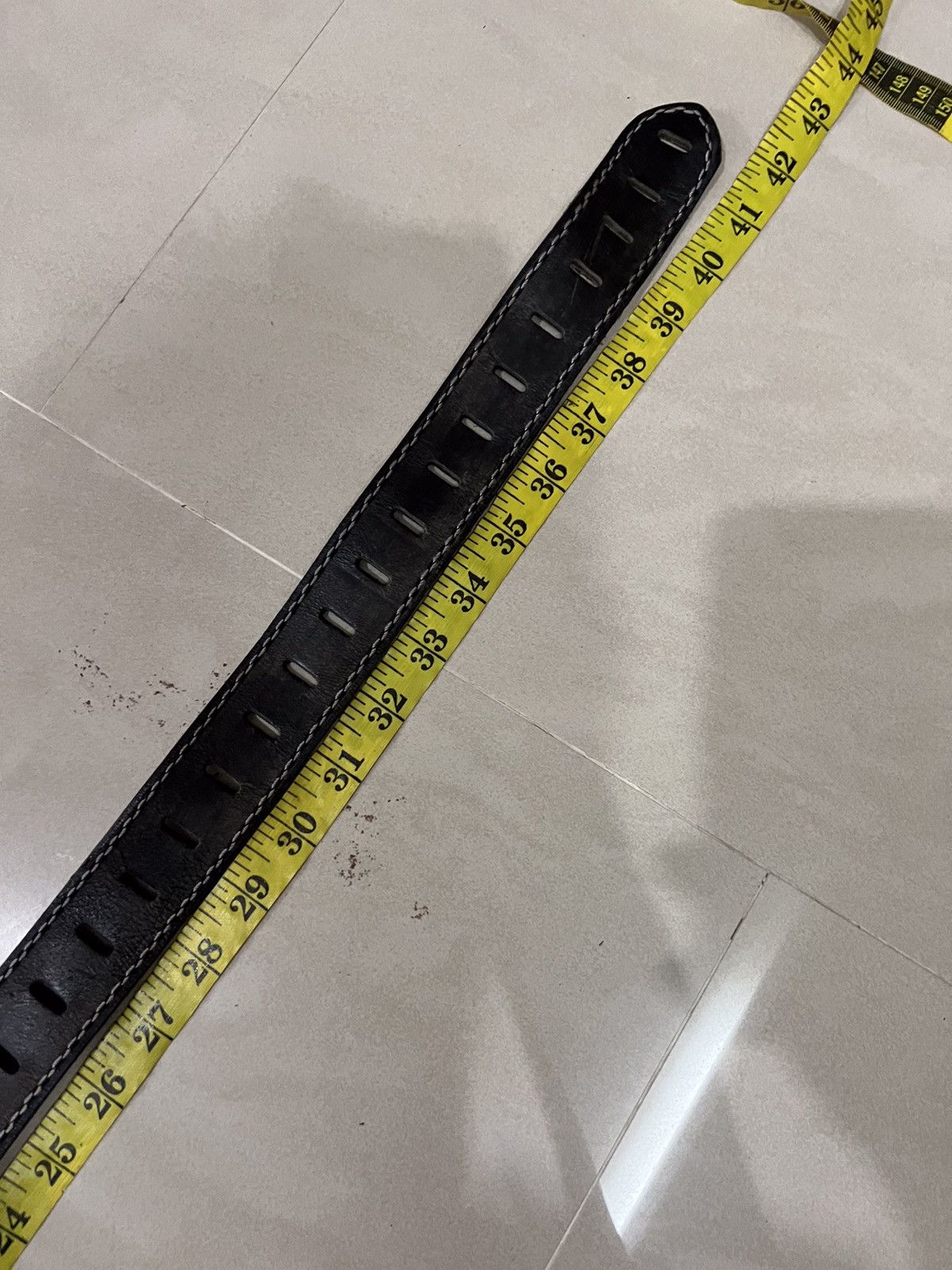 Leather UnBrand Leather Buckle Belt Size ONE SIZE - 8 Thumbnail