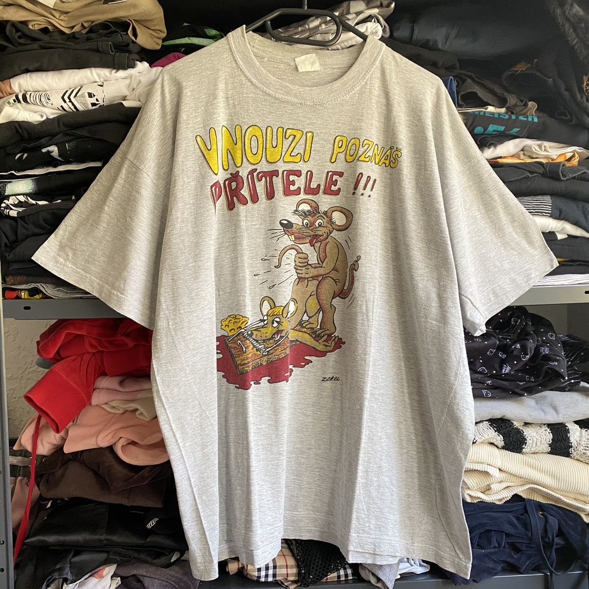 Vintage VINTAGE 90s RATS WILD SEX HUMOR PRINT T SHIRT Size US XL / EU 56 / 4 - 1 Thumbnail