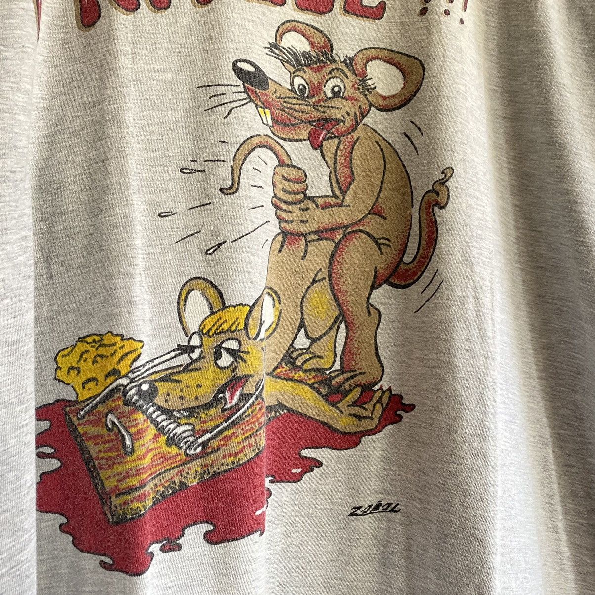 Vintage VINTAGE 90s RATS WILD SEX HUMOR PRINT T SHIRT Size US XL / EU 56 / 4 - 3 Thumbnail