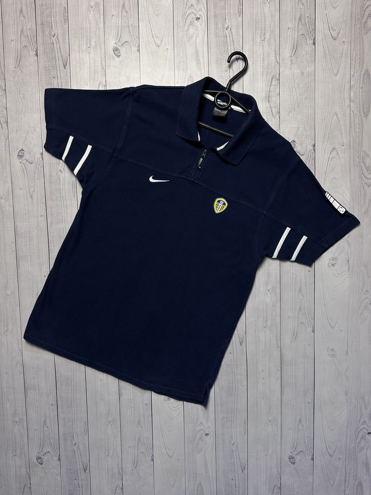 Vintage Nike Leeds soccer polo shirt size L