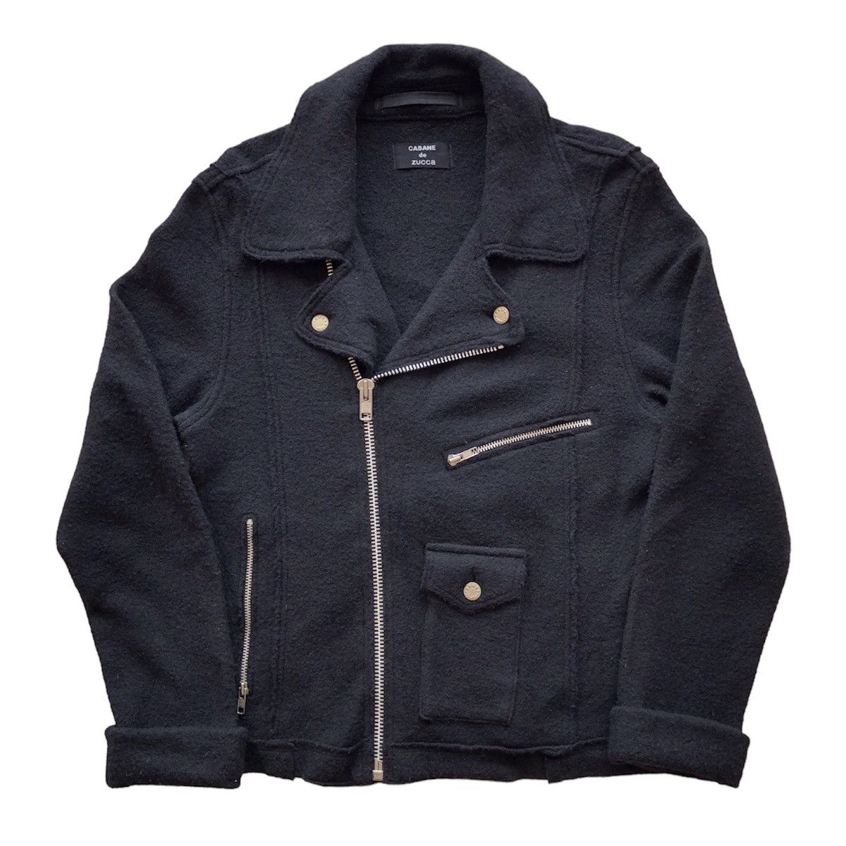 00s CABANE de ZUCCA 2way Zip-Up Jacket 00s CABANE de zucca double