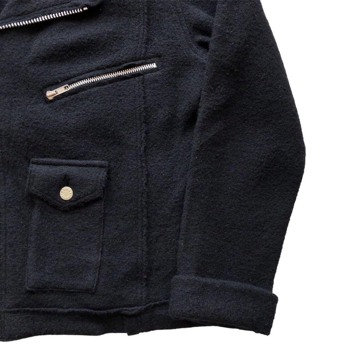 CABANE de ZUCCa Vintage Cabane de Zucca Issey Miyake Motocycle Jacket Size US M / EU 48-50 / 2 - 3 Thumbnail