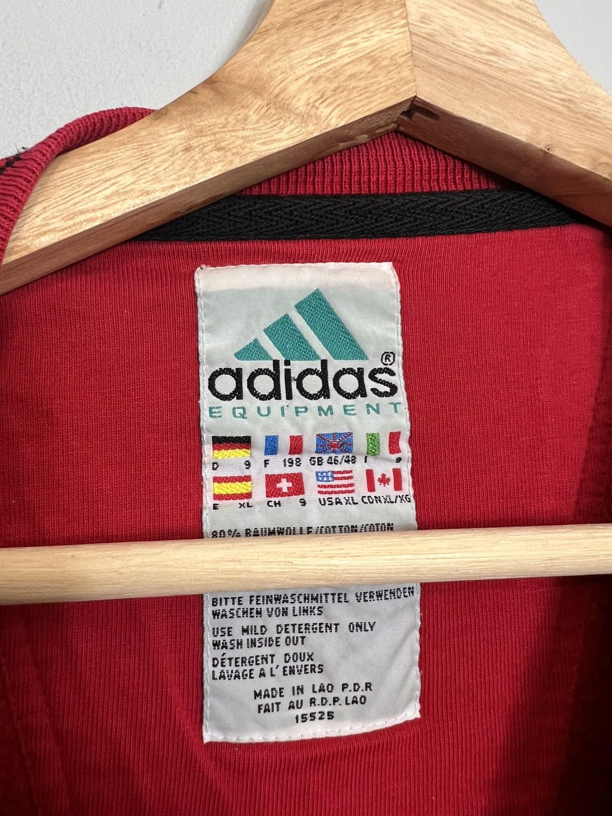 Adidas Rare Vintage 90s Adidas Equipment Sweatshirt Big Logo Hype Size US XL / EU 56 / 4 - 7 Thumbnail
