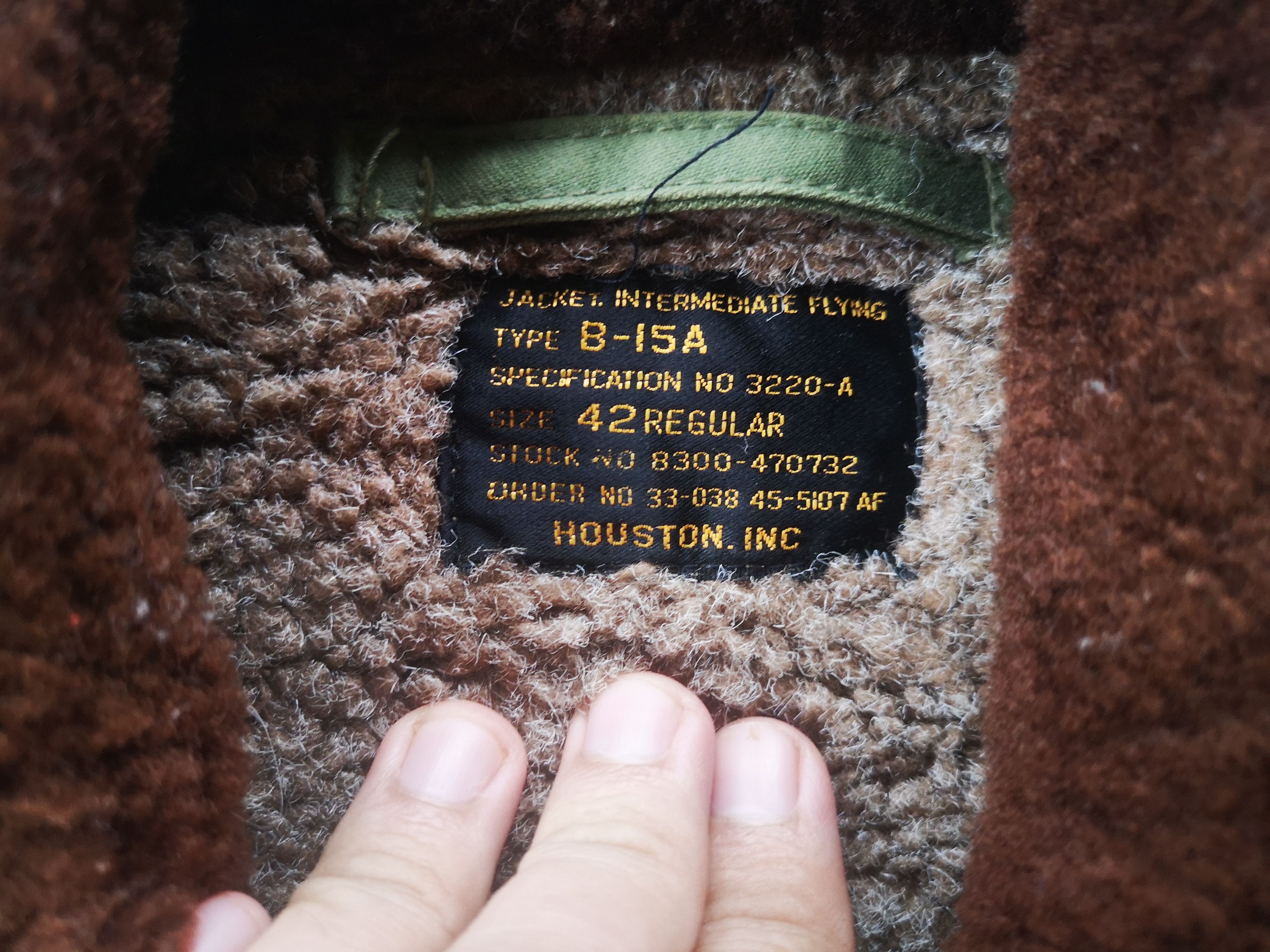 Other Huoston Clothing Inc USAF TypeB-15A Bomber Jacket Size US M / EU 48-50 / 2 - 12 Thumbnail