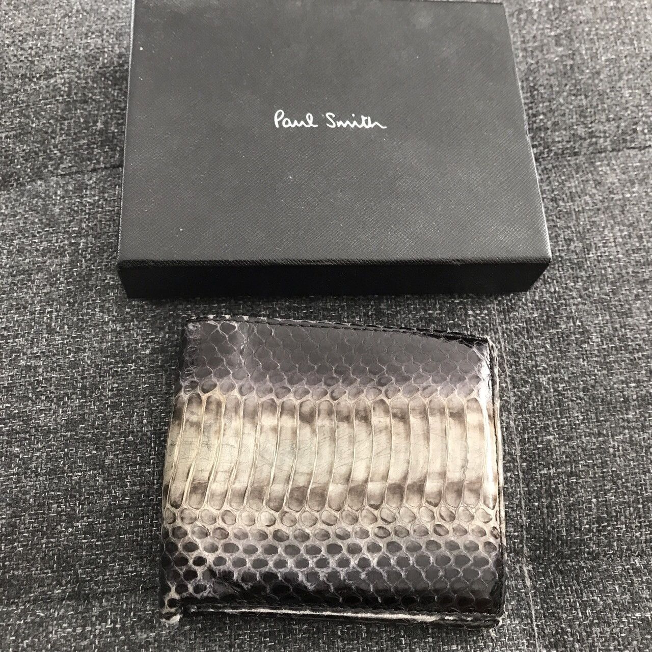 Paul Smith × Vintage PAUL SMITH SNAKESKIN BILLFOLD WALLET Size ONE SIZE - 1 Thumbnail