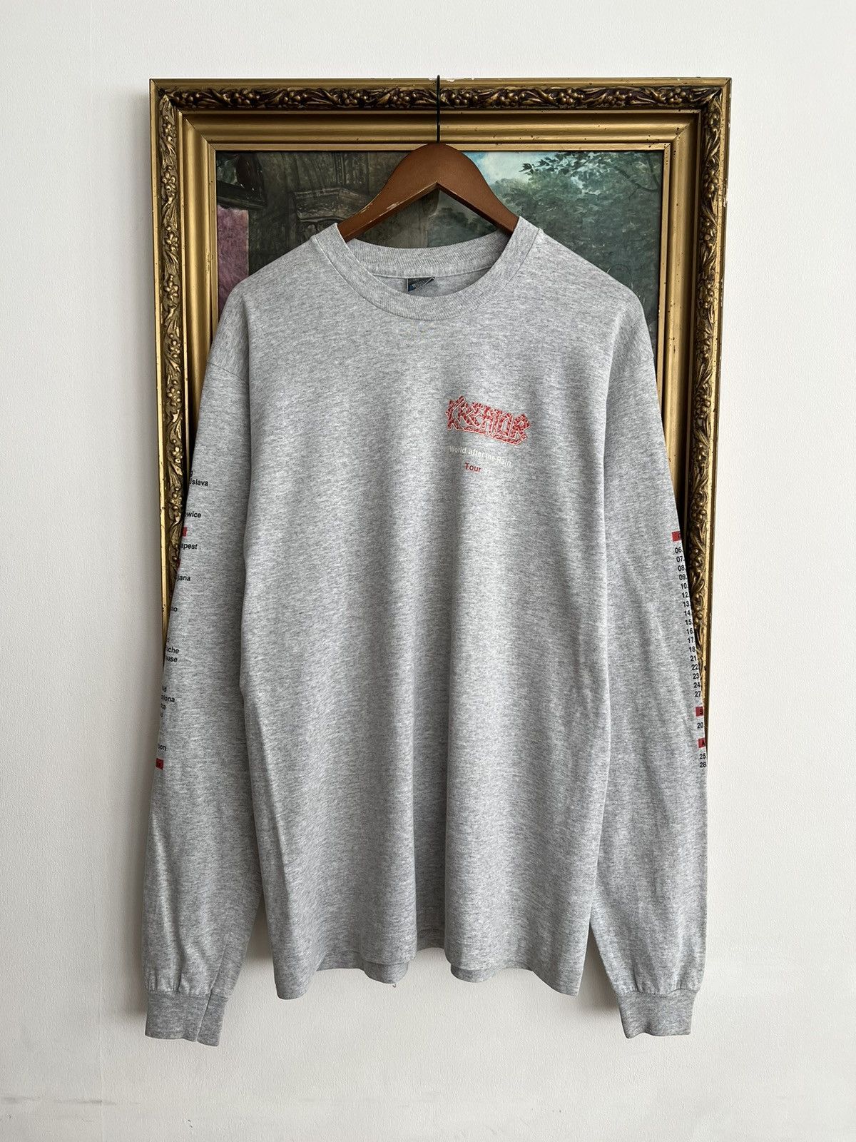 Band Tees × Vintage Vintage 1993 Kreator World after the Rain Tour Long Sleeve Size US L / EU 52-54 / 3 - 2 Thumbnail