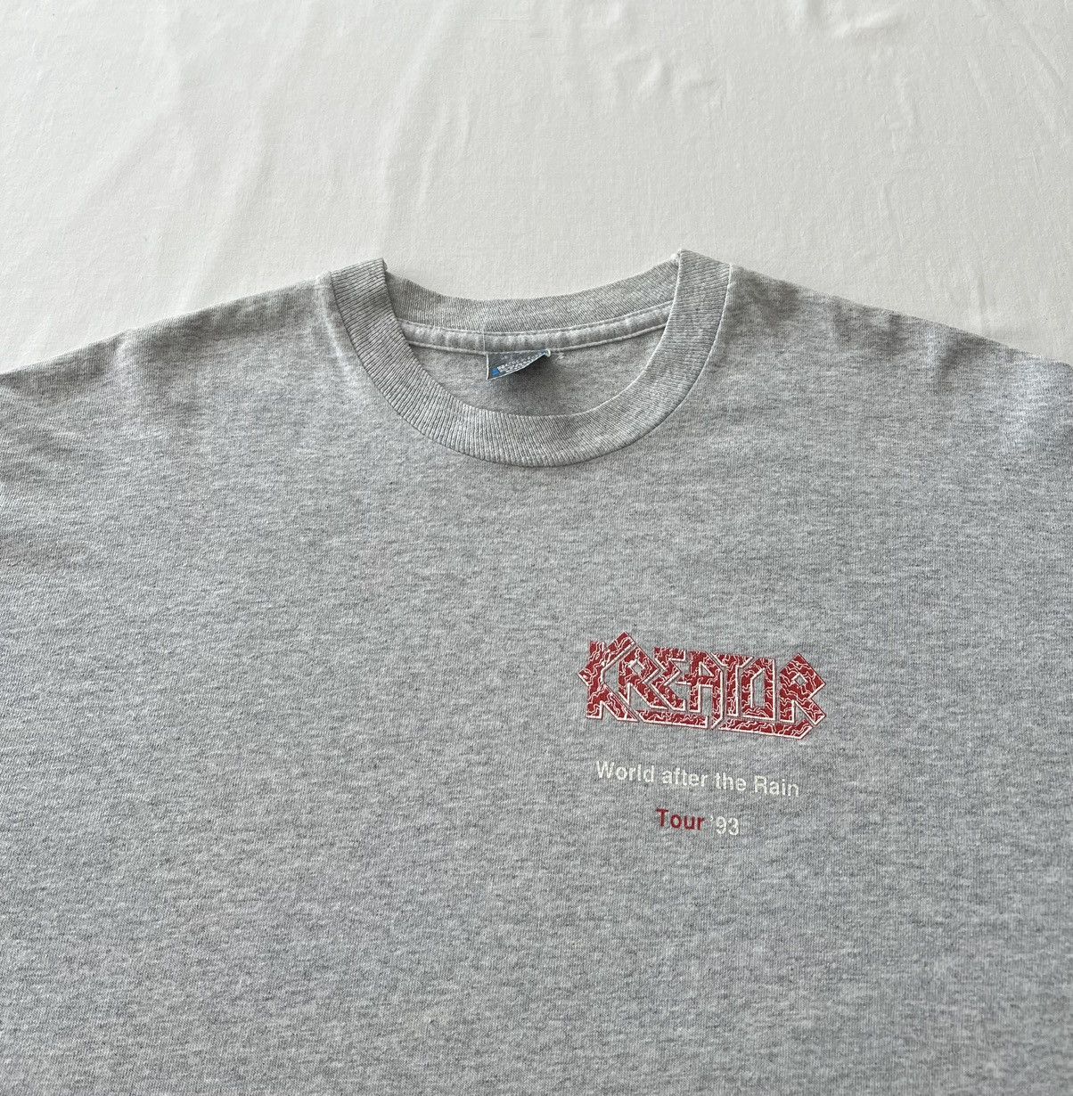 Band Tees × Vintage Vintage 1993 Kreator World after the Rain Tour Long Sleeve Size US L / EU 52-54 / 3 - 3 Thumbnail