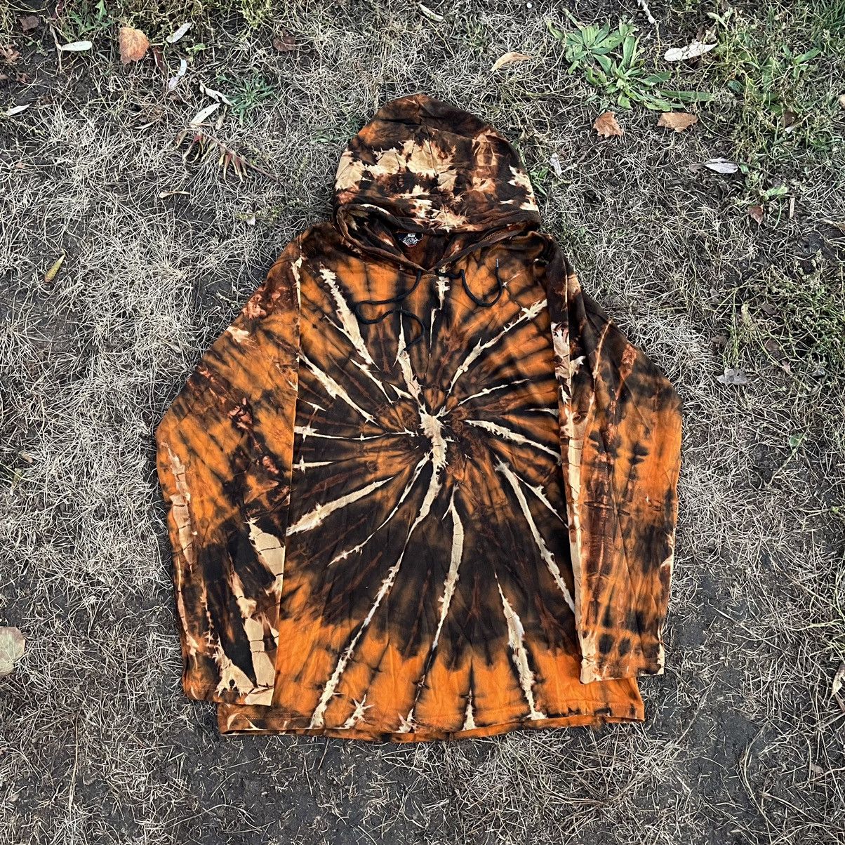 Vintage Vintage Y2K Sun Faded Tie Dye Graphic Tee Baggy Streetwear L Size L / US 10 / IT 46 - 1 Thumbnail