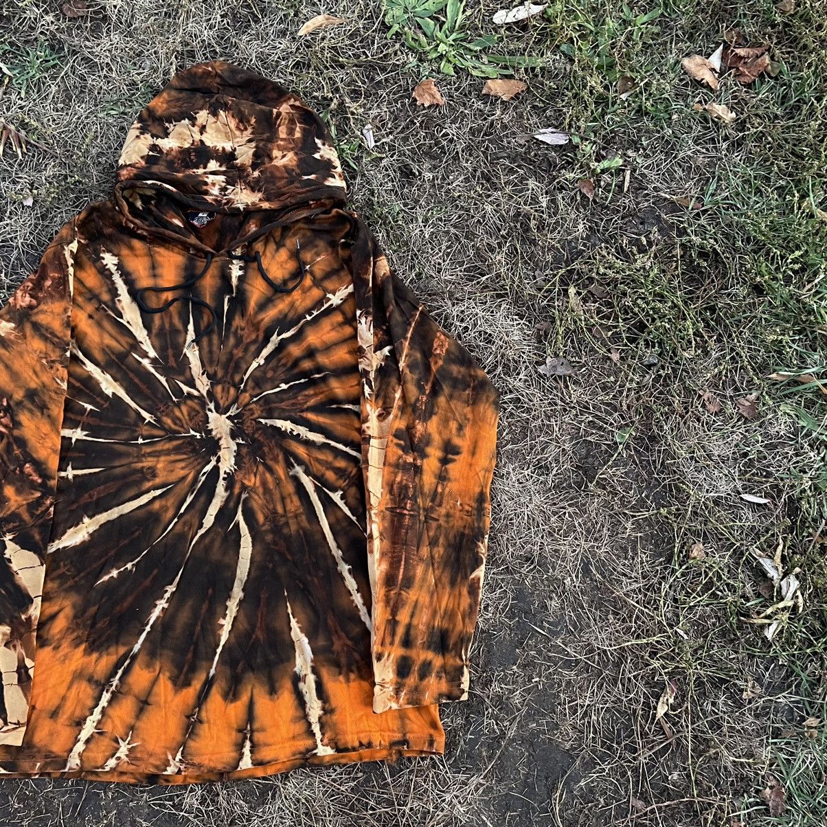 Vintage Vintage Y2K Sun Faded Tie Dye Graphic Tee Baggy Streetwear L Size L / US 10 / IT 46 - 2 Thumbnail