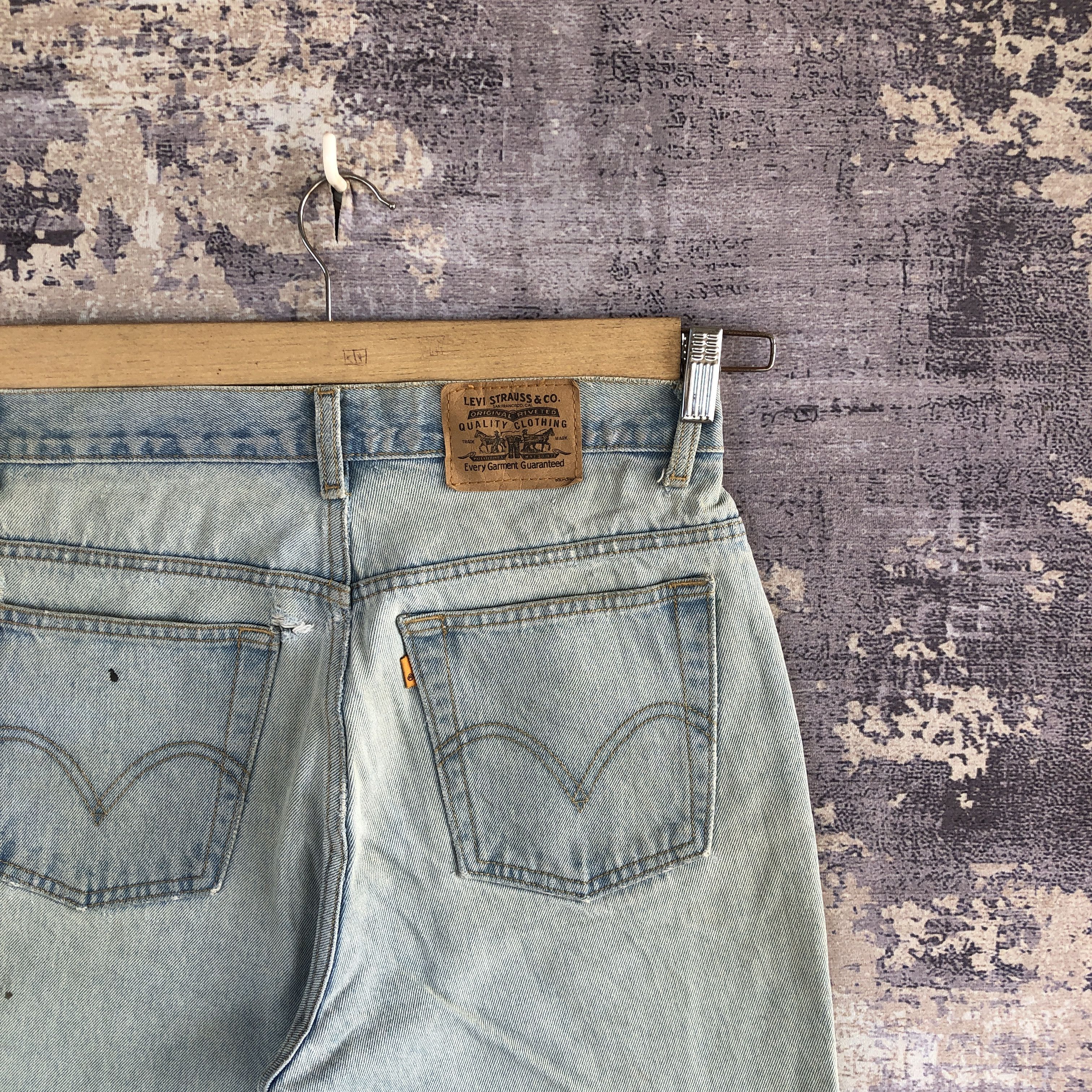 Levi's Vintage Levis Faded Blue Jeans Wash Orange Tab Denim Pants Size US 28 / EU 44 - 5 Thumbnail