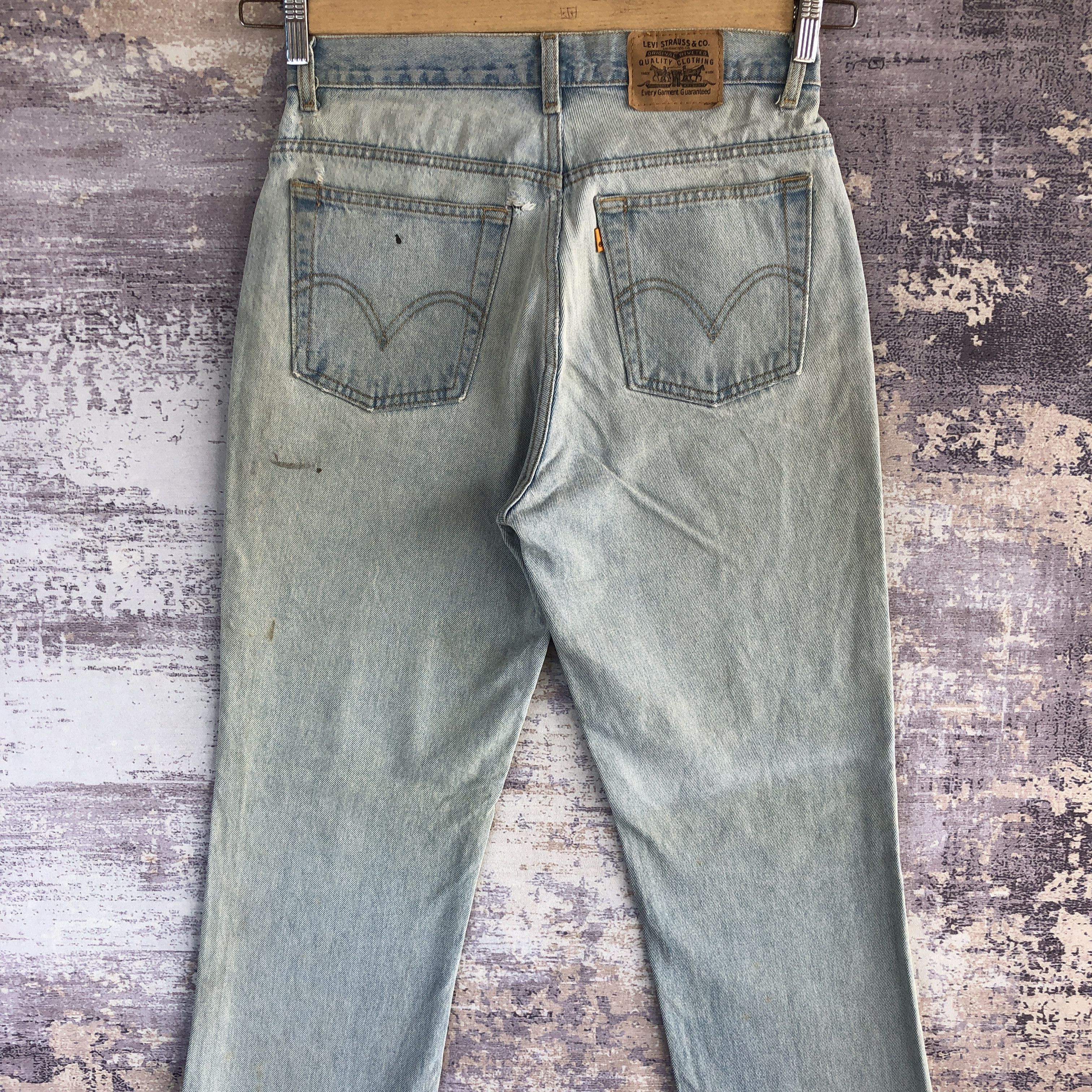 Levi's Vintage Levis Faded Blue Jeans Wash Orange Tab Denim Pants Size US 28 / EU 44 - 4 Thumbnail