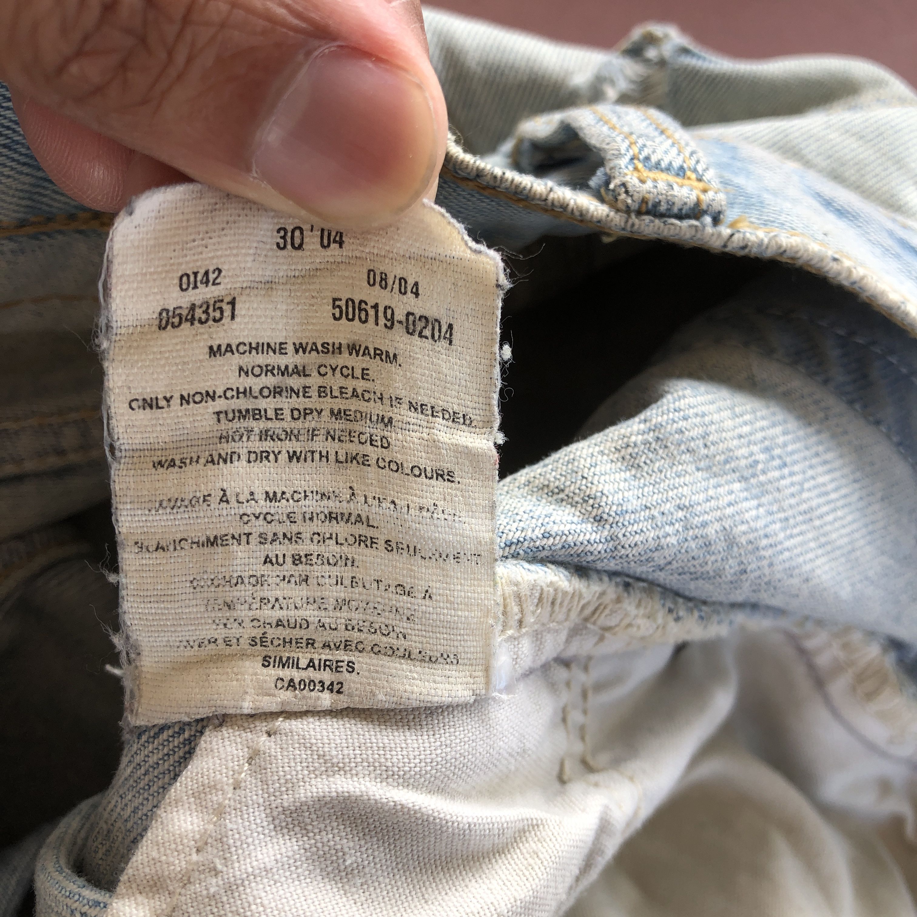Levi's Vintage Levis Faded Blue Jeans Wash Orange Tab Denim Pants Size US 28 / EU 44 - 10 Thumbnail