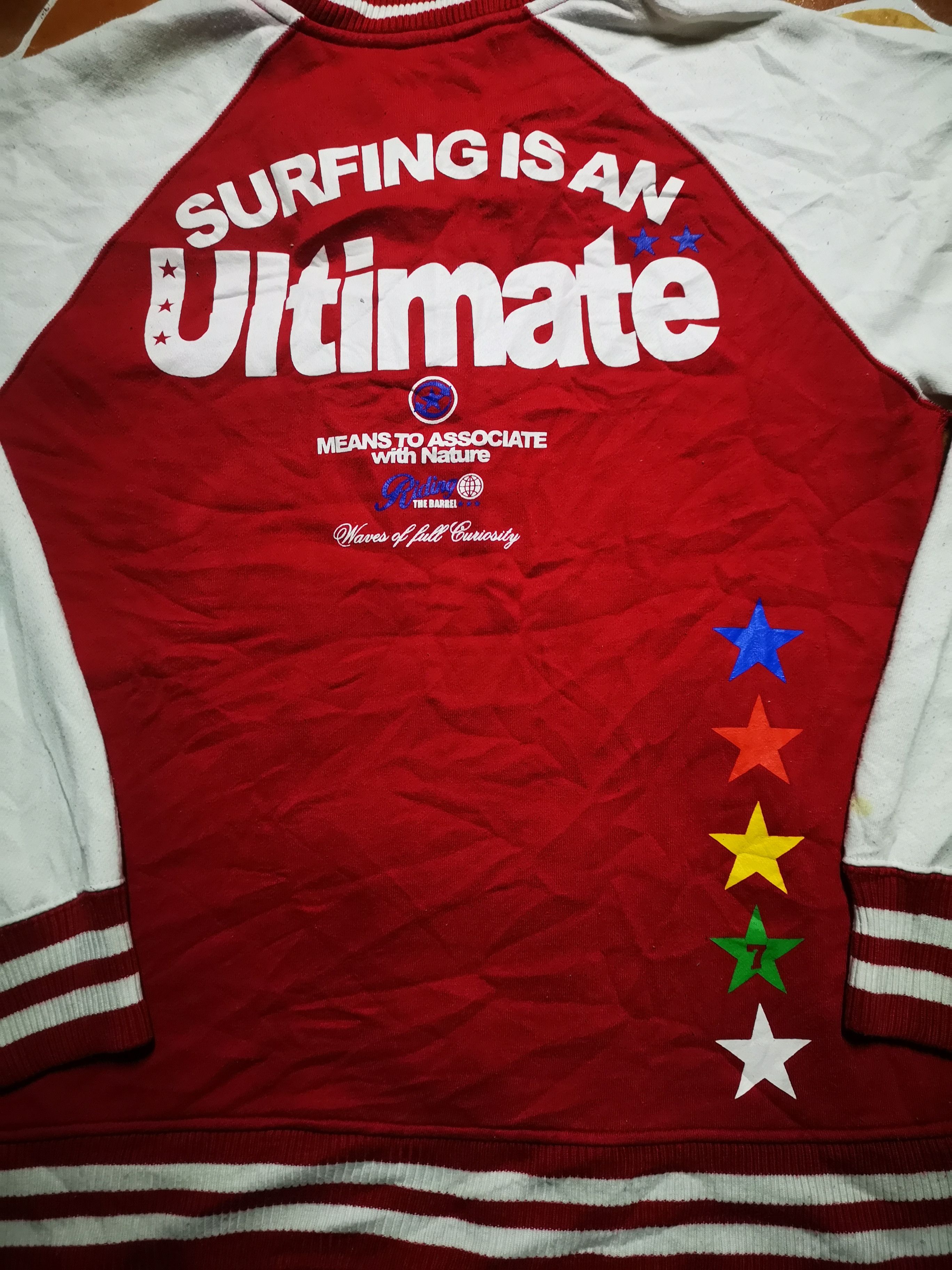 Japanese Brand Varsity Jacket surfing X Japanese Brand Size US L / EU 52-54 / 3 - 3 Thumbnail