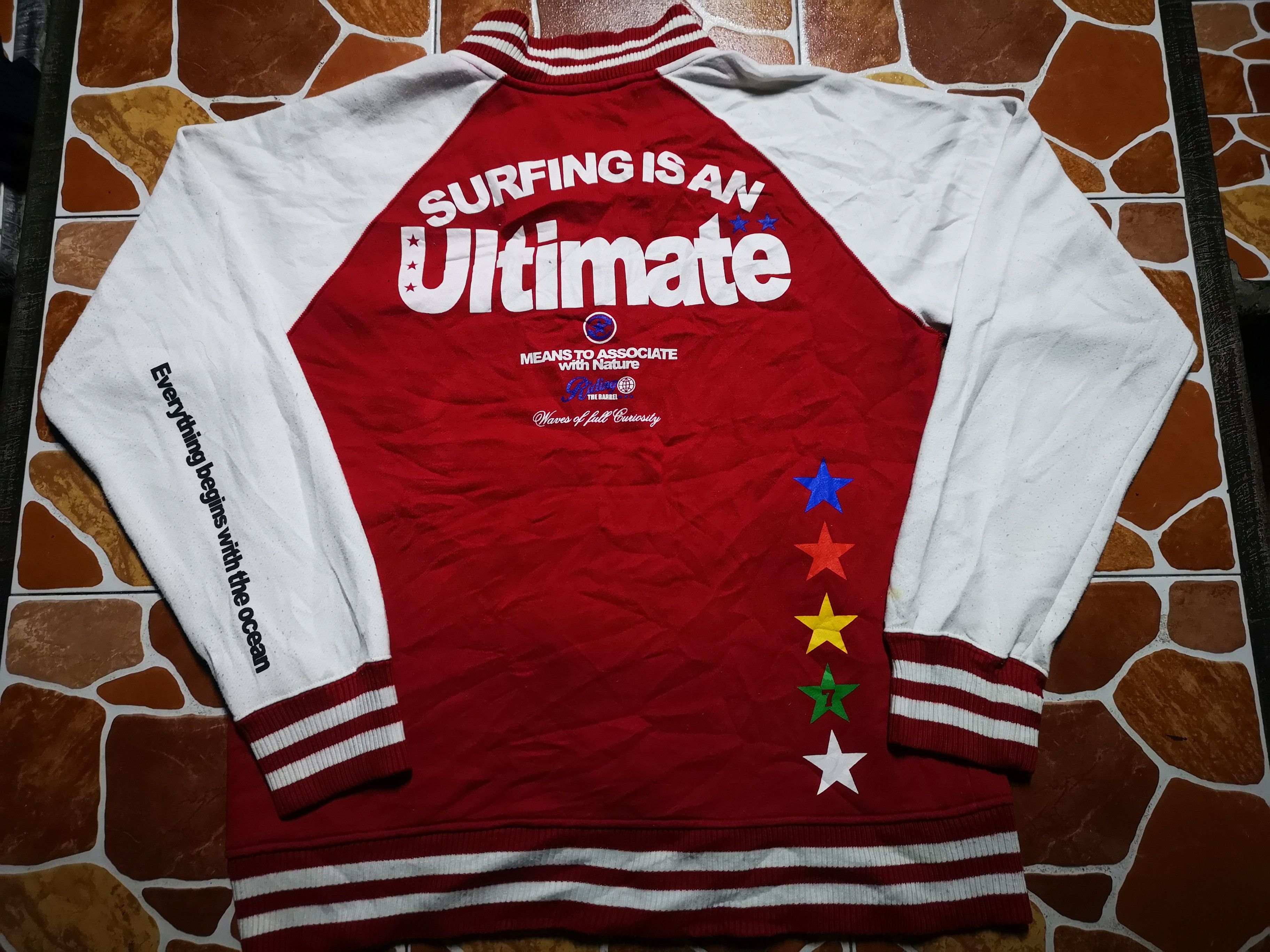Japanese Brand Varsity Jacket surfing X Japanese Brand Size US L / EU 52-54 / 3 - 2 Thumbnail