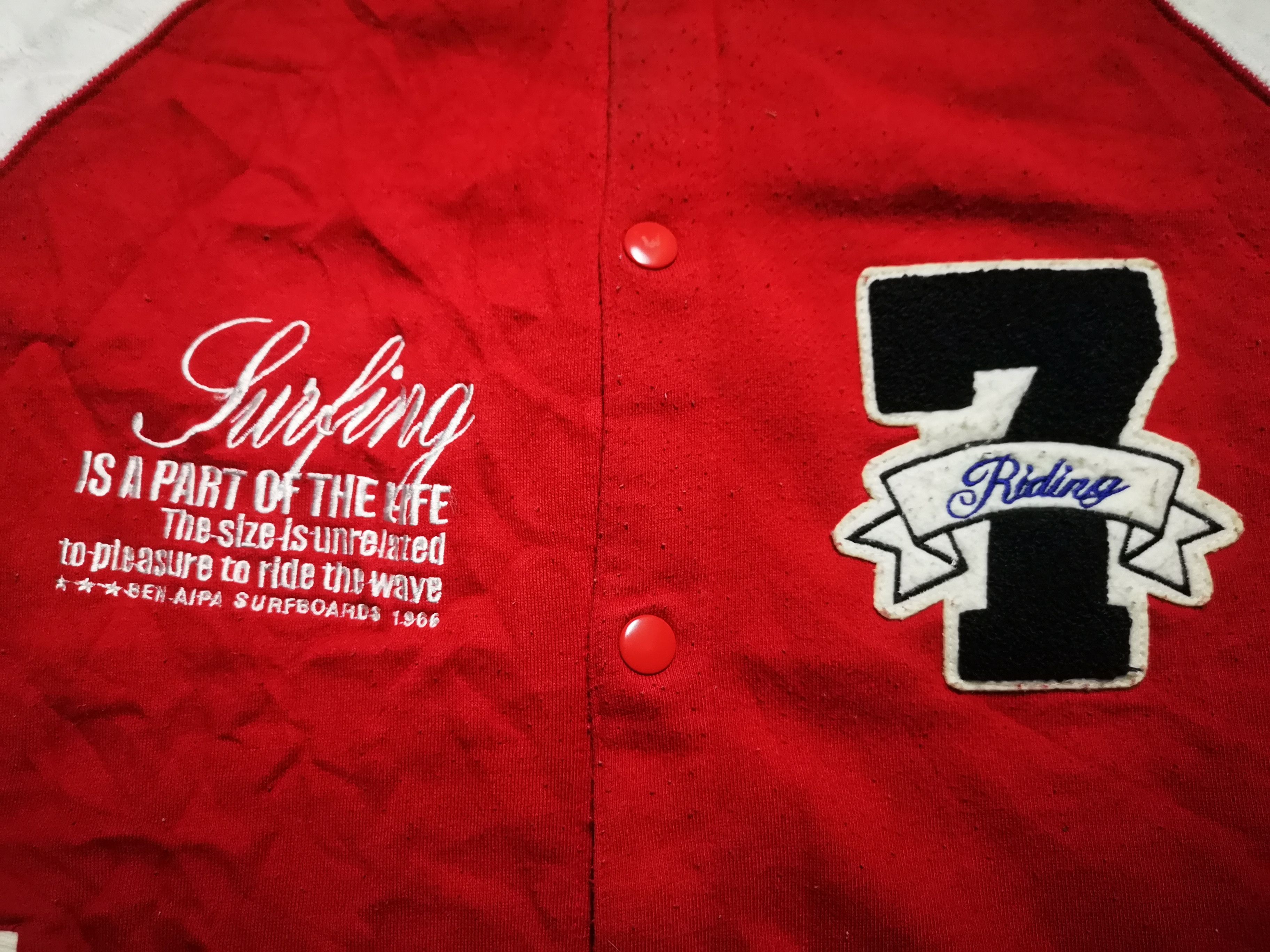 Japanese Brand Varsity Jacket surfing X Japanese Brand Size US L / EU 52-54 / 3 - 4 Thumbnail