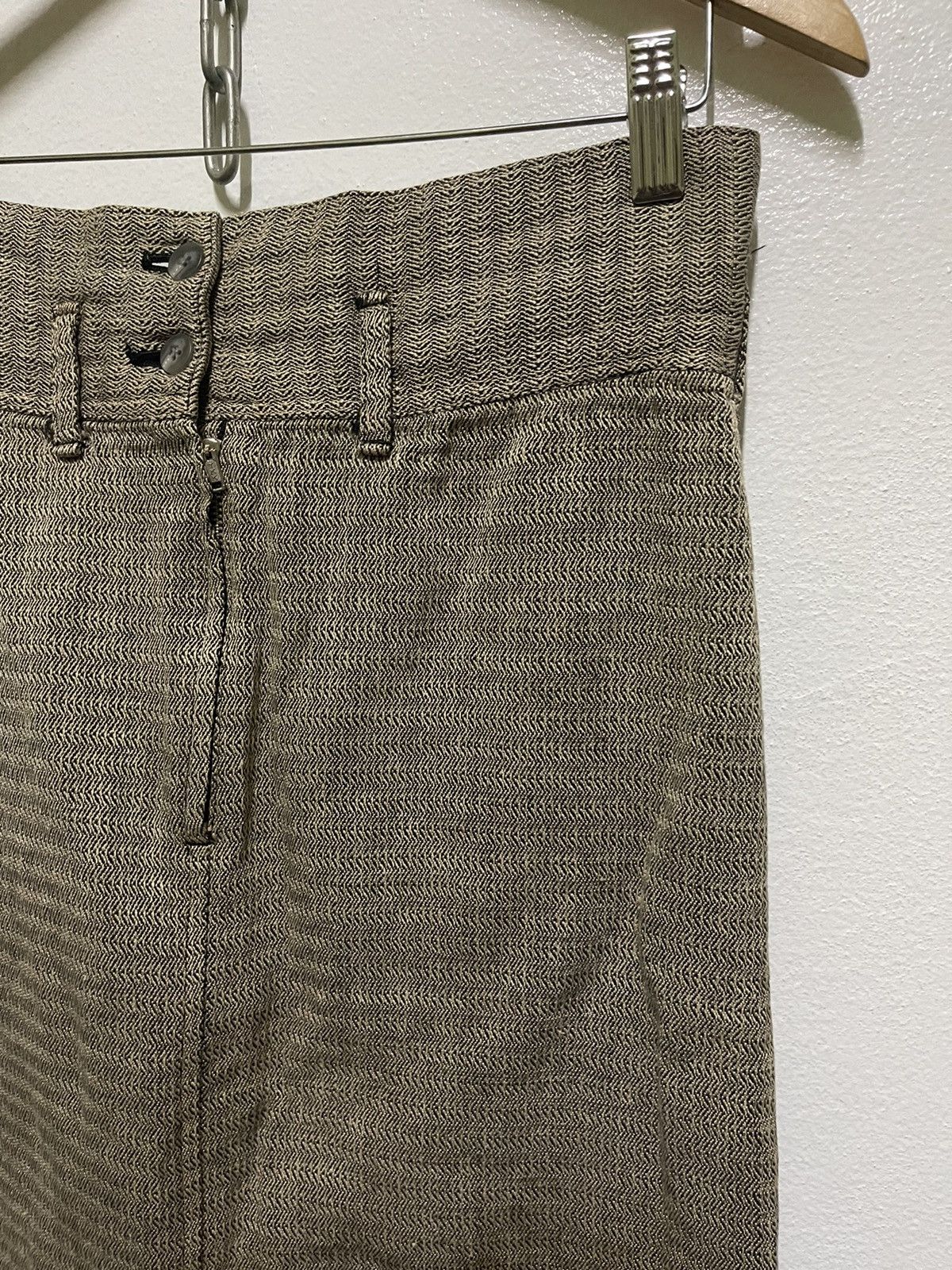 Japanese Brand Vintage Skirt Back Pocket By Yohji Yamamoto Japan Size 30" / US 8 / IT 44 - 4 Thumbnail