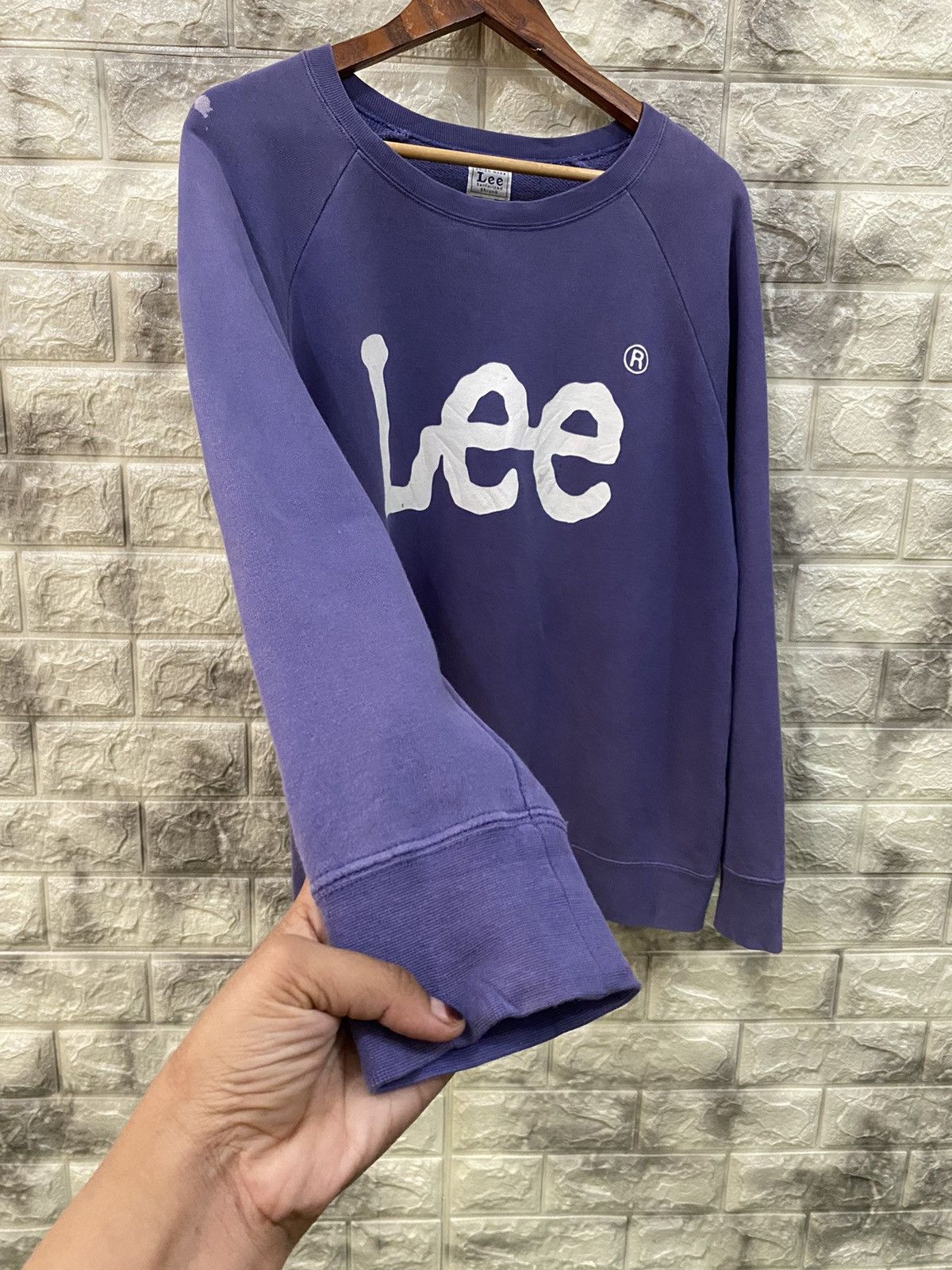 Lee × Vintage Vintage Big Logo Sweatshirt Size US L / EU 52-54 / 3 - 4 Thumbnail