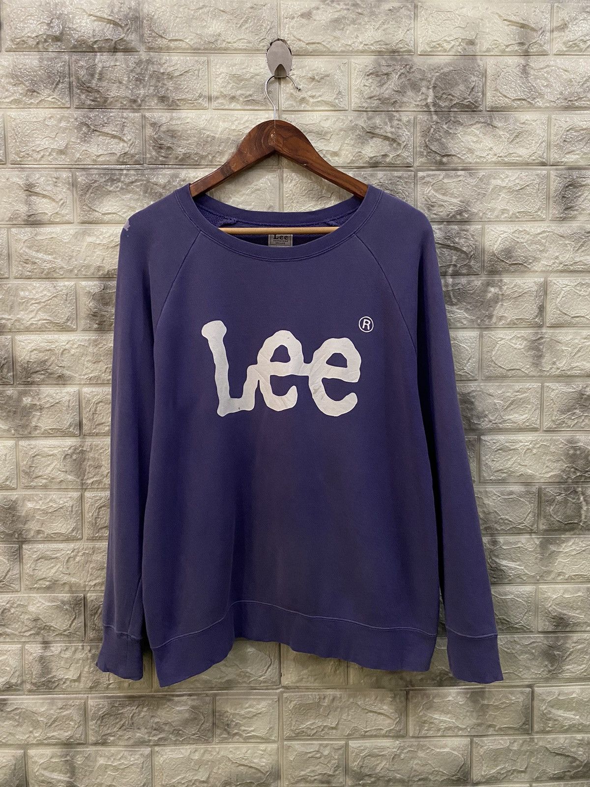 Lee × Vintage Vintage Big Logo Sweatshirt Size US L / EU 52-54 / 3 - 1 Thumbnail
