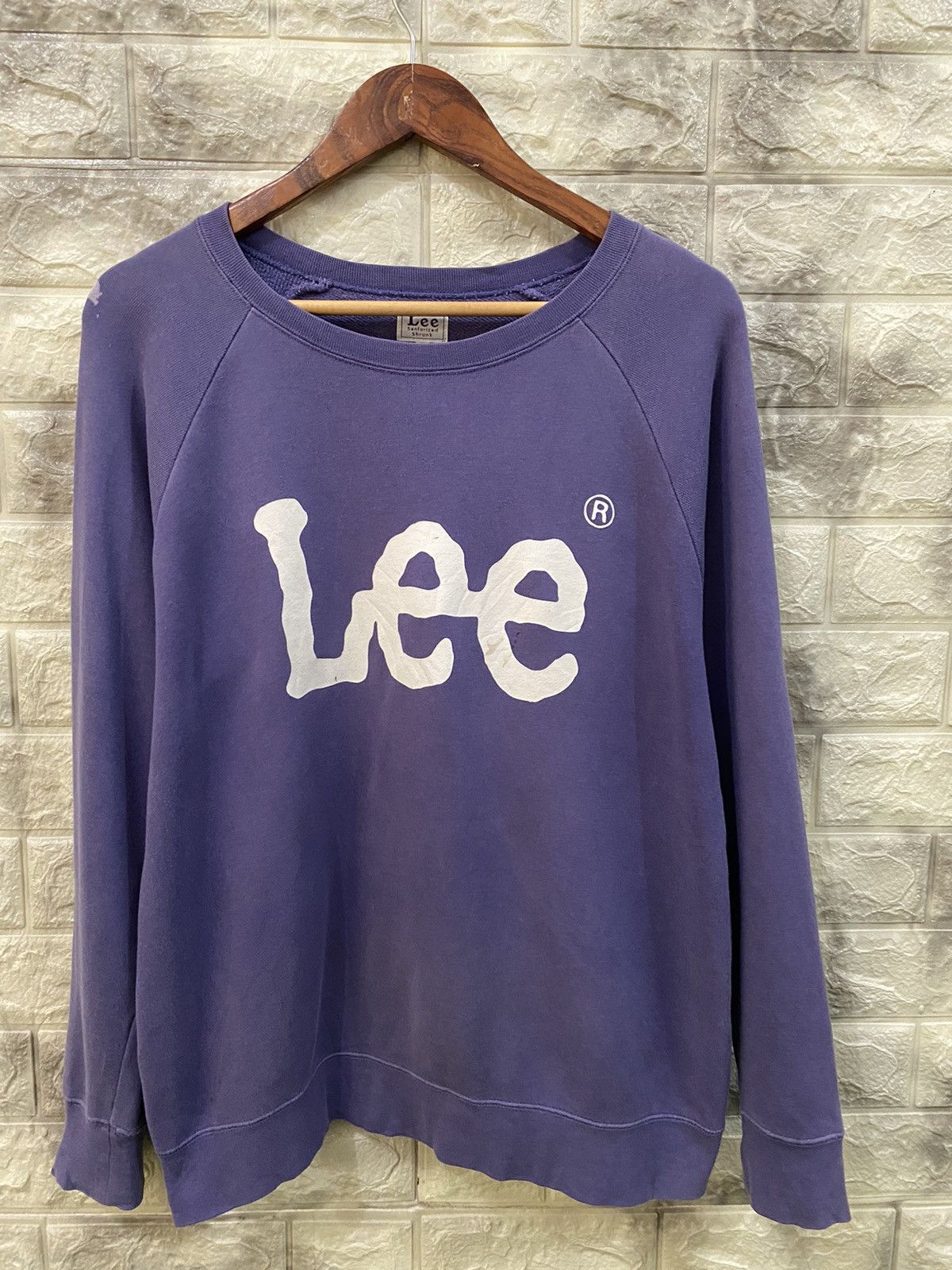 Lee × Vintage Vintage Big Logo Sweatshirt Size US L / EU 52-54 / 3 - 2 Thumbnail