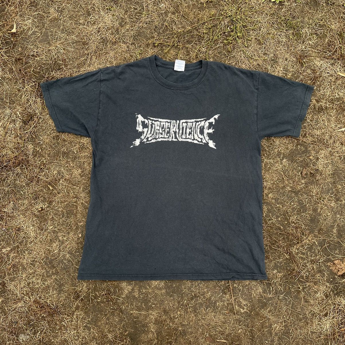 Vintage Vintage Y2K Graphic Tee Skull Print Streetwear Grunge Slim M Size US M / EU 48-50 / 2 - 1 Thumbnail